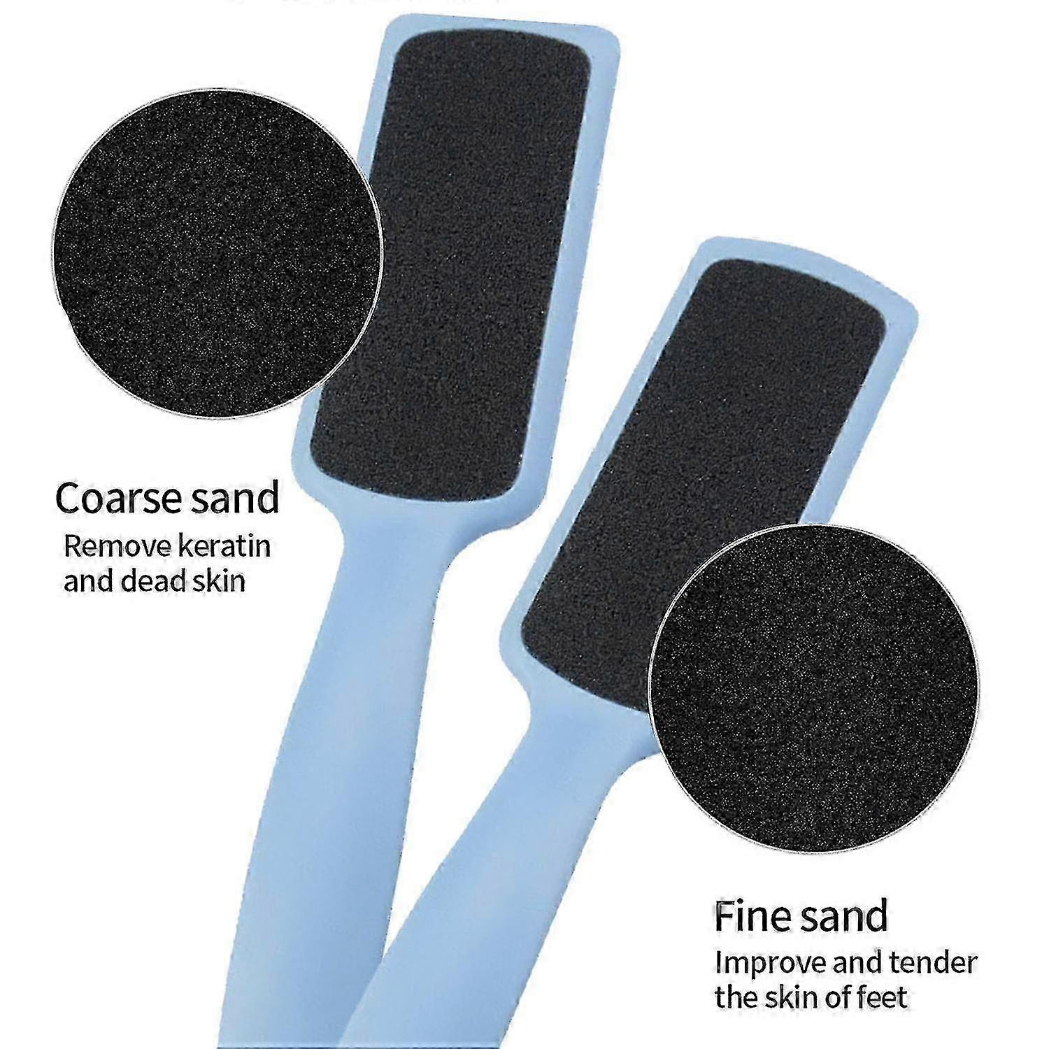 Double-Sided Foot Rasp File - Effective Callus Remover with Non-Slip Handle for