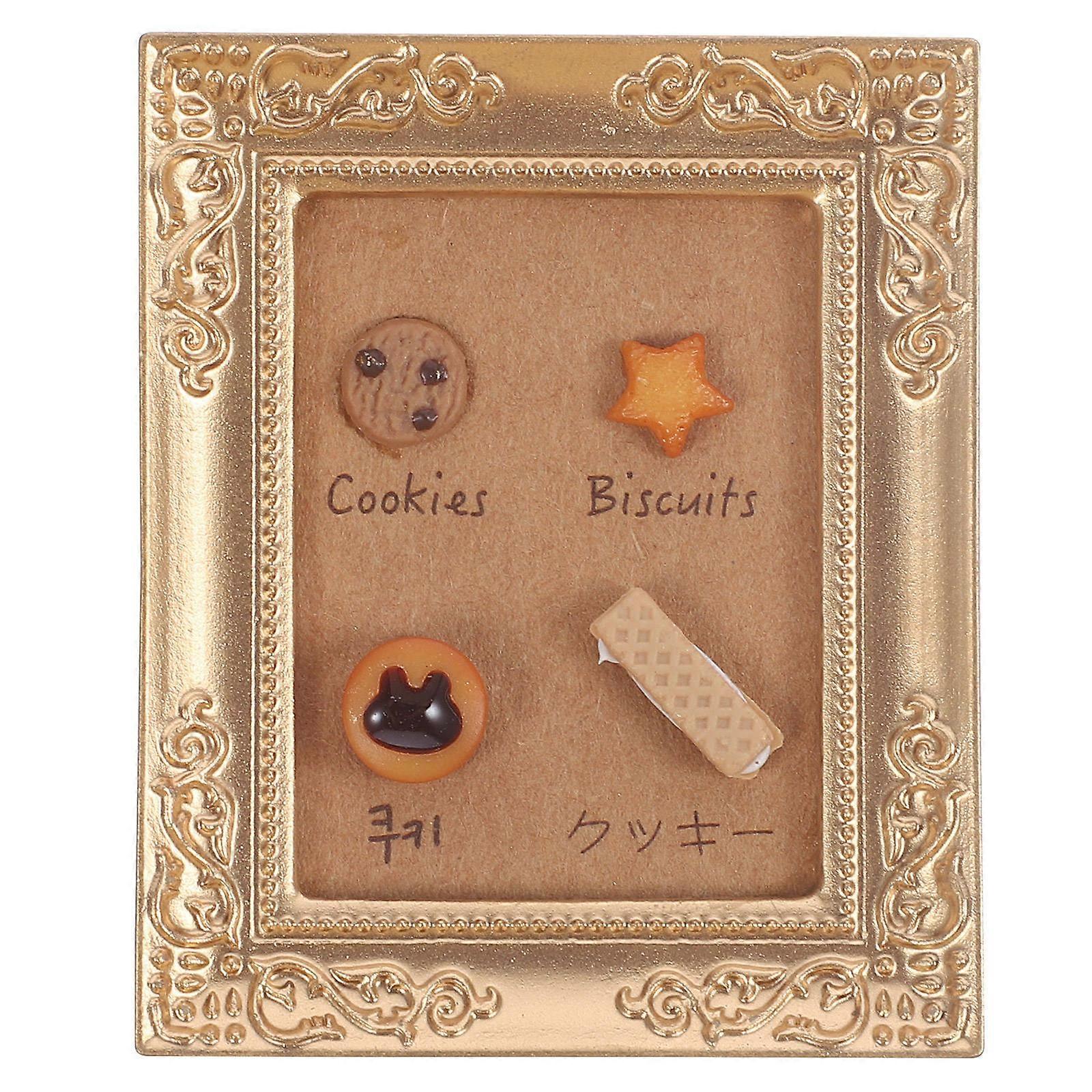 Miniature Picture Frame Set for Dollhouse Resin Small Size 1.5x2 Inches