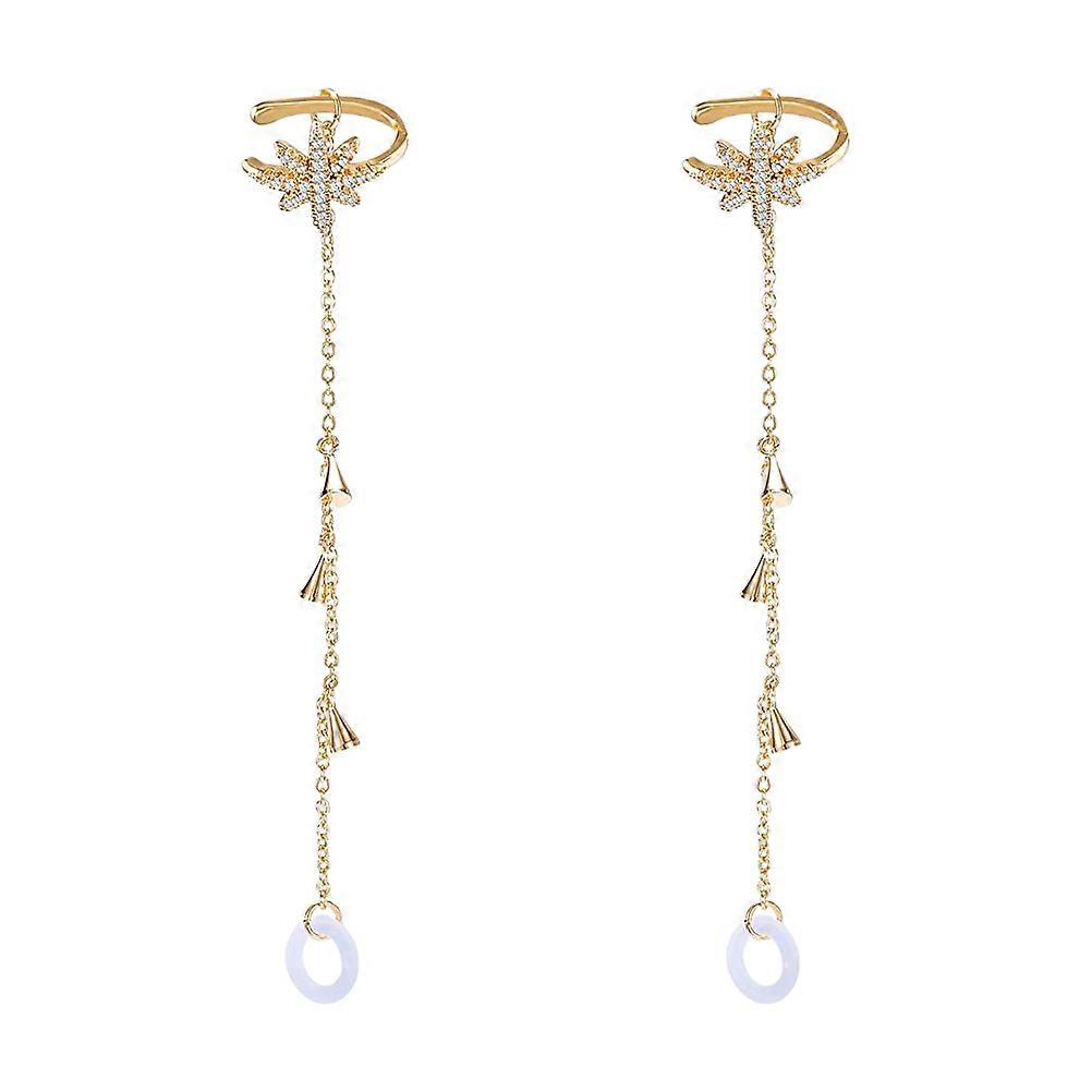 Lanț auriu pentru căști, lanț anti-pierdere pentru căști wireless, 1 pereche