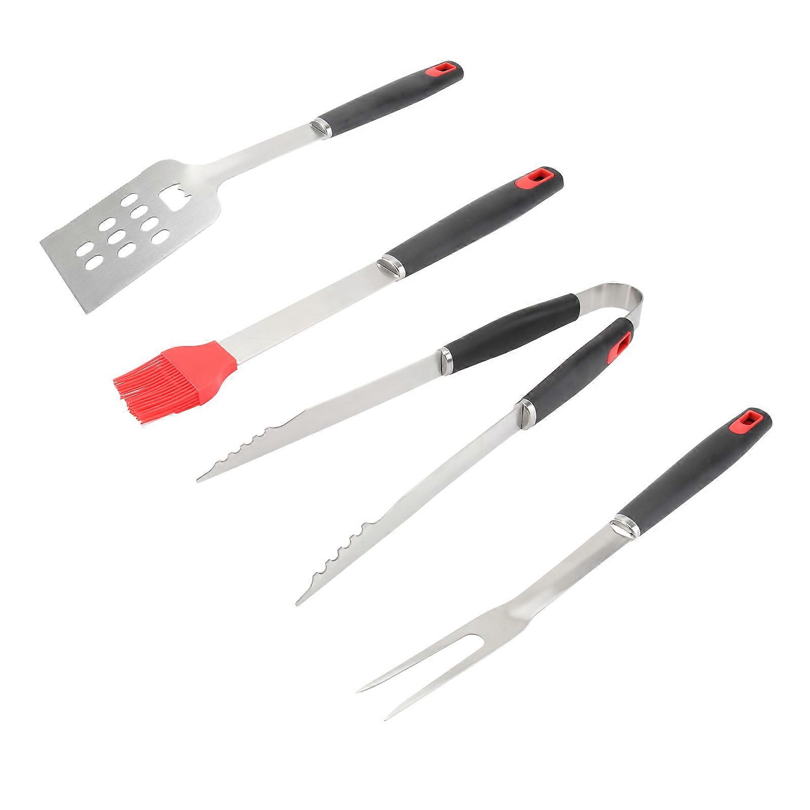 Grilling Set 4Pcs Heavy Duty BBQ Grill Accessories For Barbecue Activities Assorted Color Grilling 4Pcs
