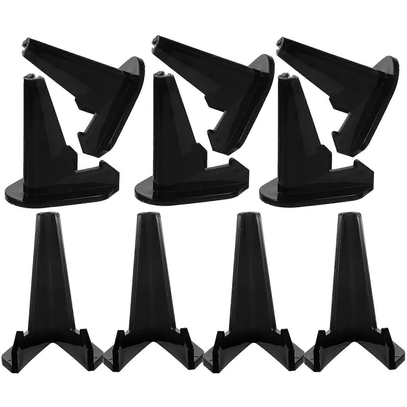 10pcs Acrylic Card Display Racks Photo Holders for Small Items Storage Use