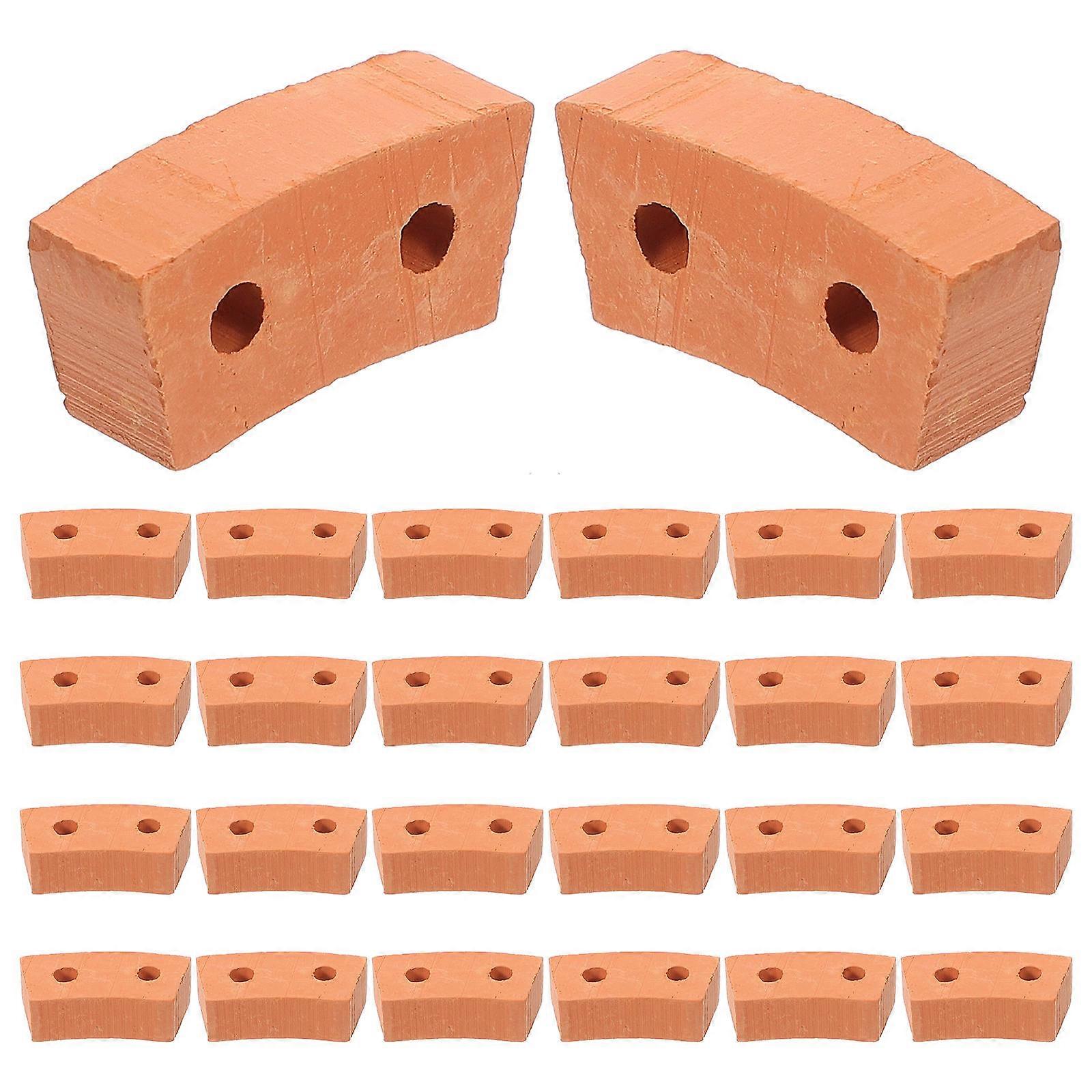 30pcs Miniature Brick Models for DIY House Building – Realistic Simulation Bricks for Sand Table Decorations, Compact Handmade Layout Blocks for