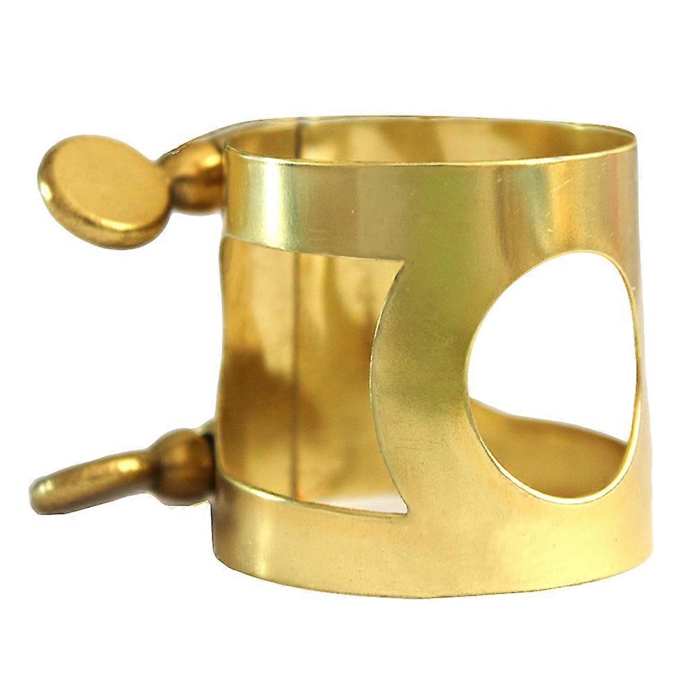 Alto Saxophone Flute Head Card Clip Elegant Nickel Golden Design, Durable Construction for Improved Sound Quality, Ideal for Beginners and Artists