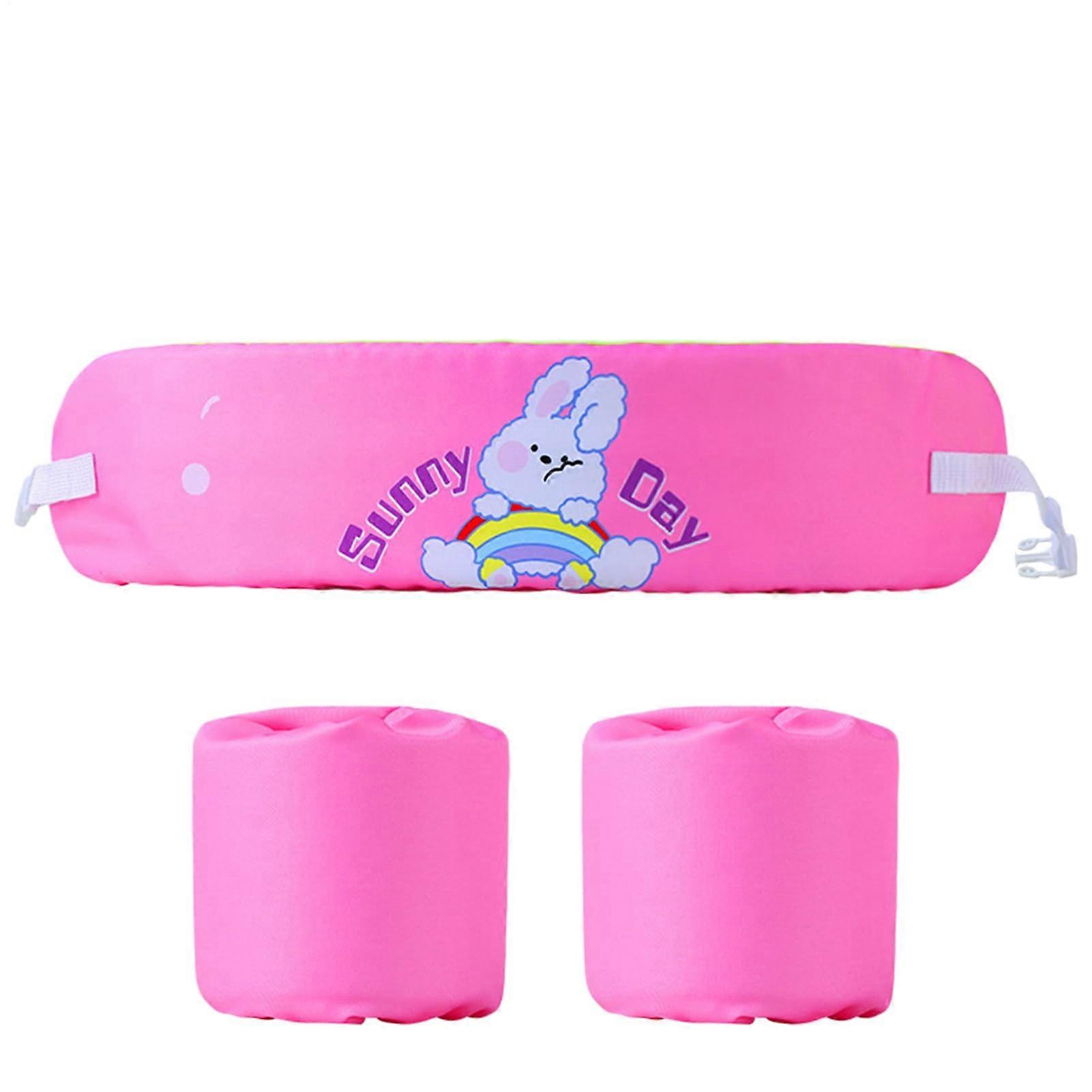 Kids Swim Belt, Adjustable Waist and Arm Float Set for Beginners