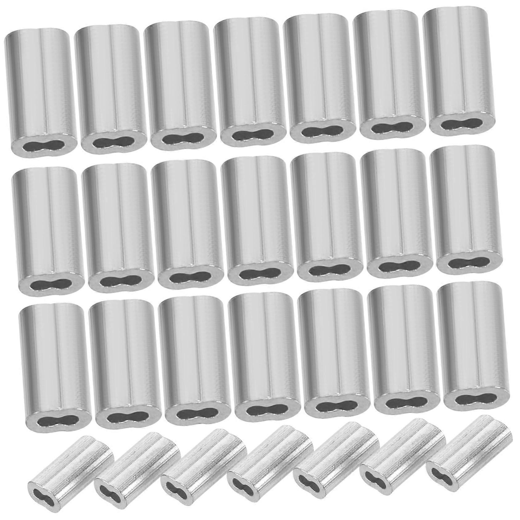 Wire Rope Crimp Sleeve, 8-Shaped Double Eyelets, Cable Lugs, Various Diameters, Secure Crimp For Rope And Cable