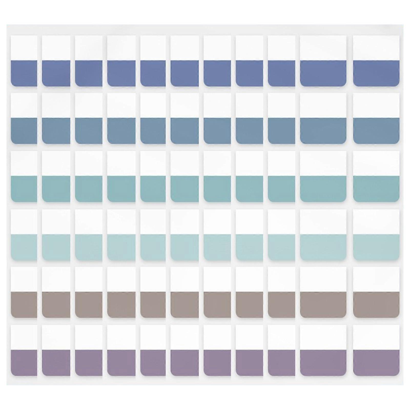 Sticky Notes Indexes - Small File Tabs with Bright Colors for Page Marking, Writable Labels, Clear Page Indices