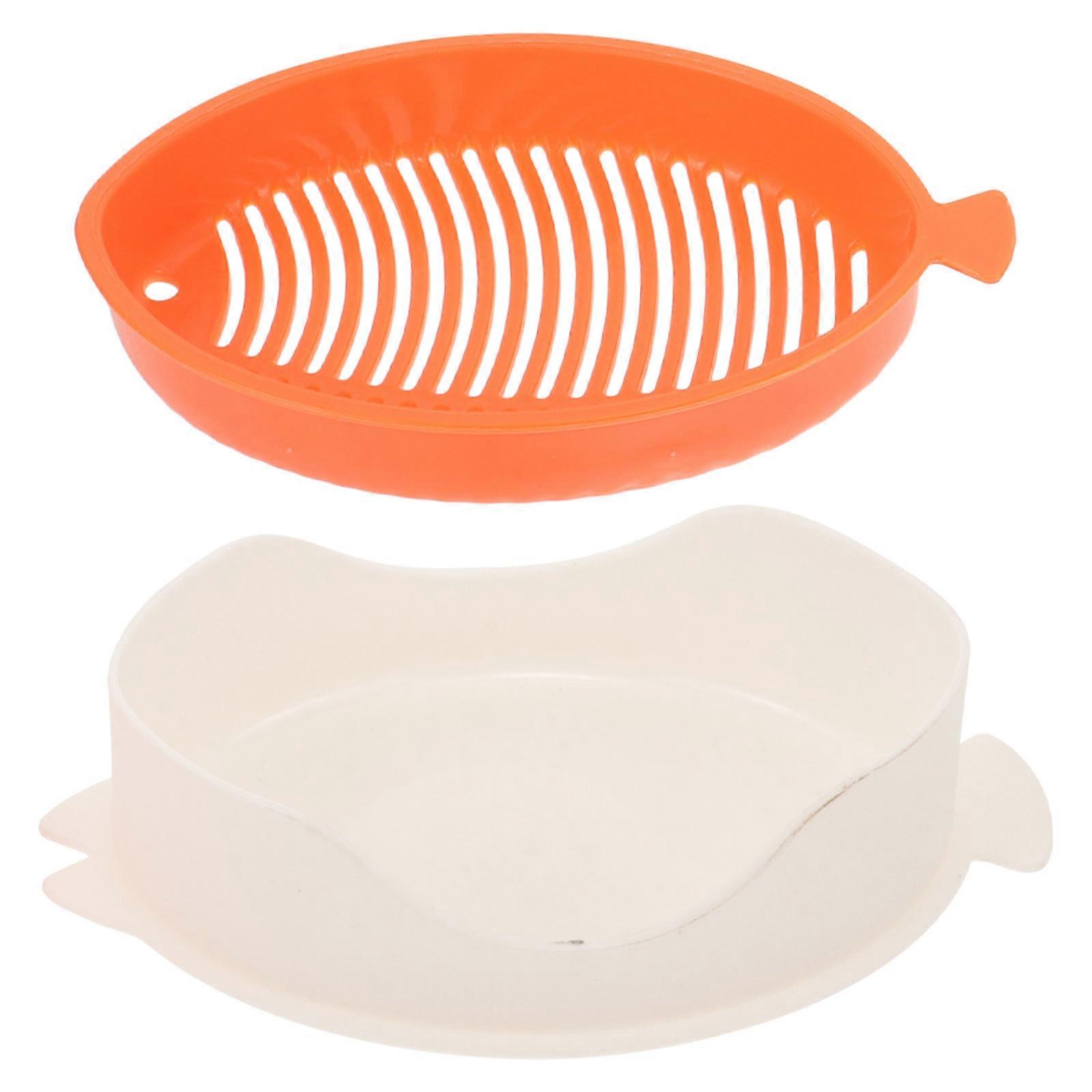 The Lazy Snack Flowerpot Set for Storage Use Assorted Color Plastic Planter