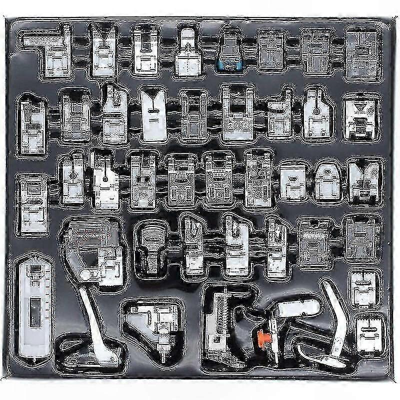 Multi-Function Presser Feet Kit for Sewing Machines, 42-Piece Set Compatible with Most Models, Ideal Sewing Accessory