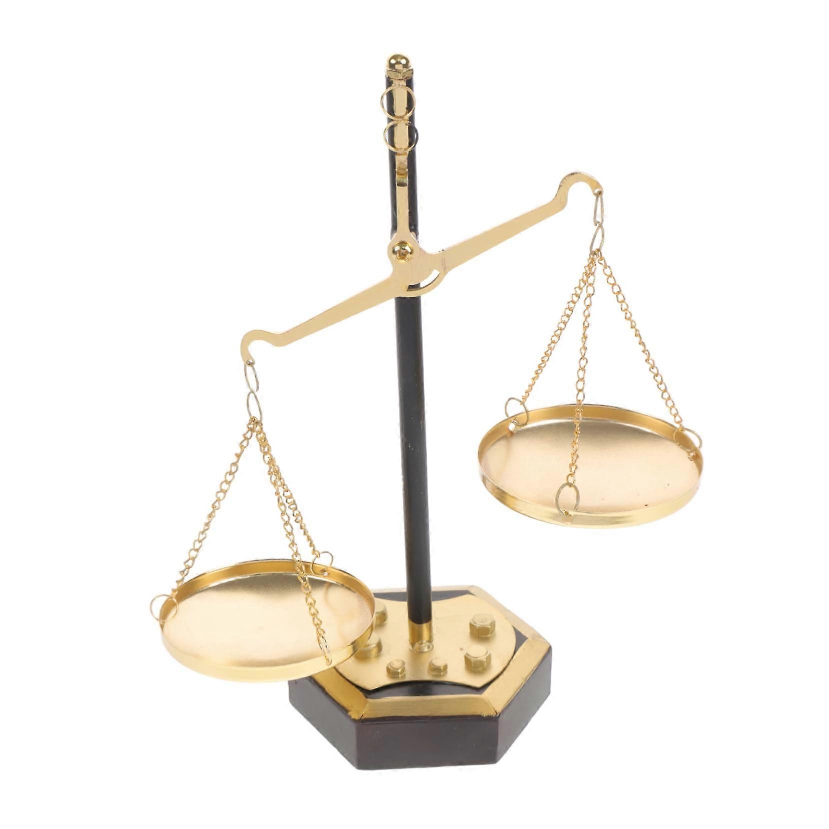 Elegant Scales Metal Home Decoration for Desktop Artwork