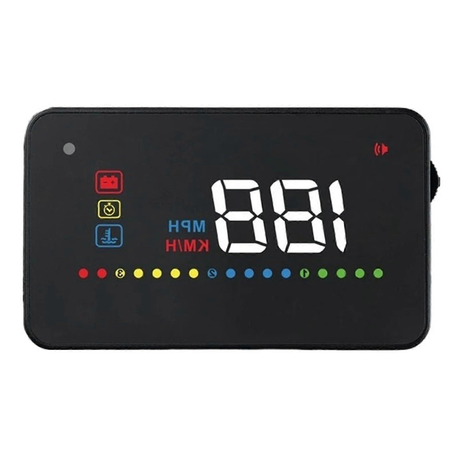 Head Up Display OBD2 Car HUD, Universal Windshield Projection, Digital Car Gauge A200, Universal Fit