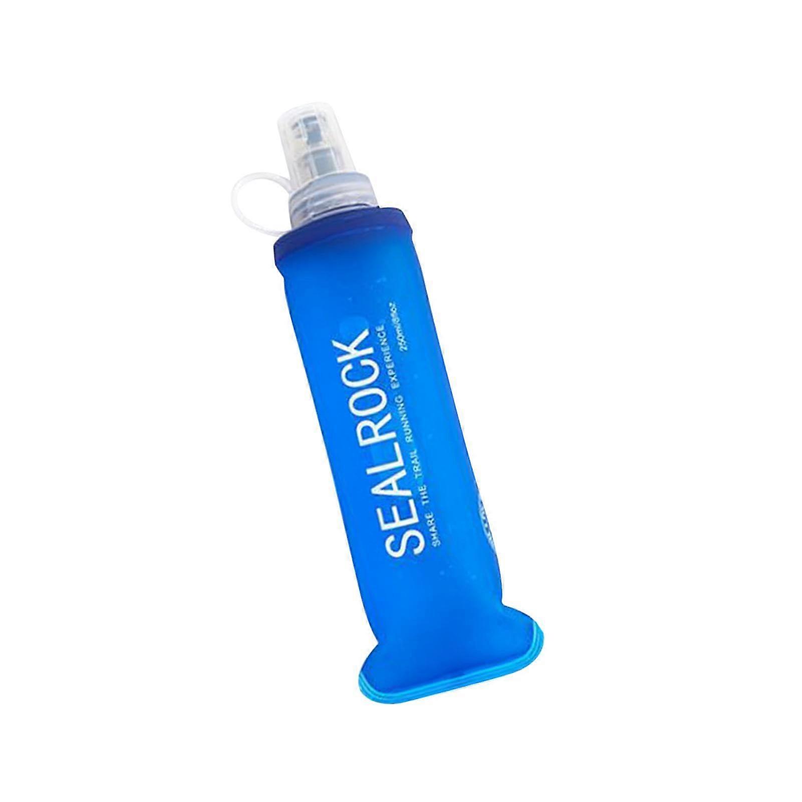 Foldable Water Bottle, Flexible, Compact, Running, Soft Flask, TPU, Travel 250Ml