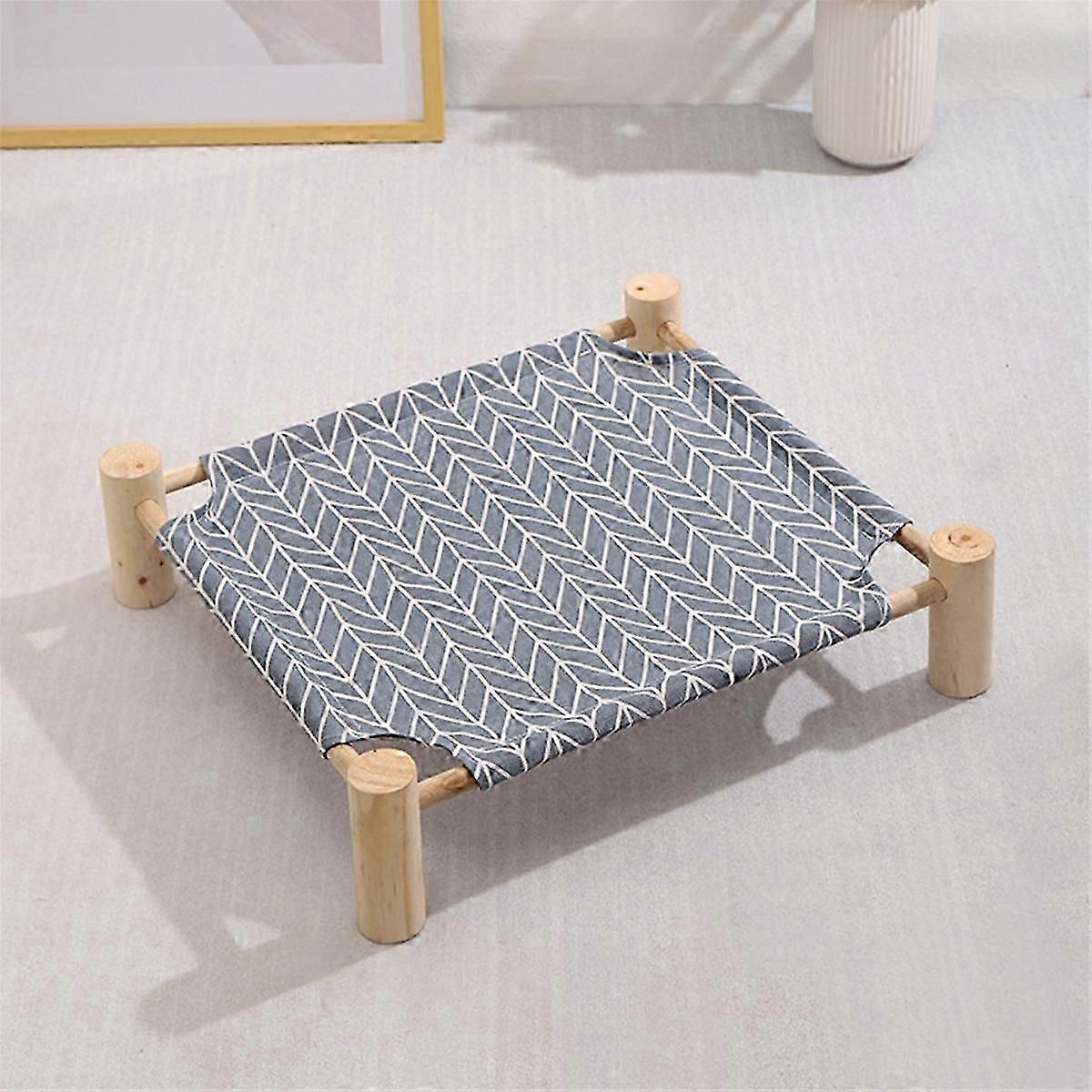 Cat and Dog Hammock Cat Hammock Elevated Cooling Bed Detachable Portable Indoor and Outdoor Pet Bed Pink