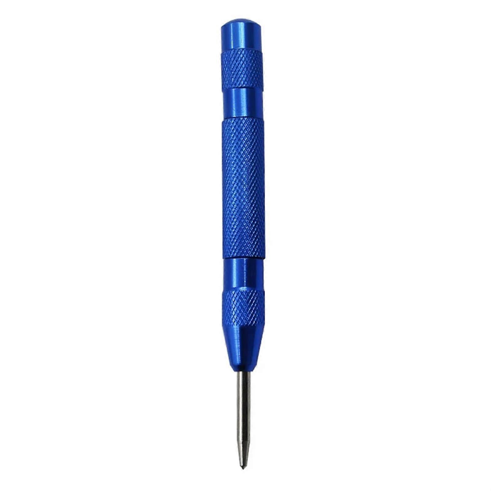 Automatic Center Punch Automatic Metal Punch Tool Woodworking Tools Loaded Marker Wood Chisel Joinery Carpenter Tool 1Pcs(Blue) Ref: 5505