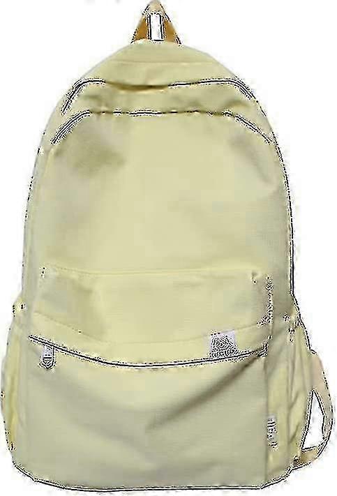 Stylish Backpacks for School Supplies - Yellow