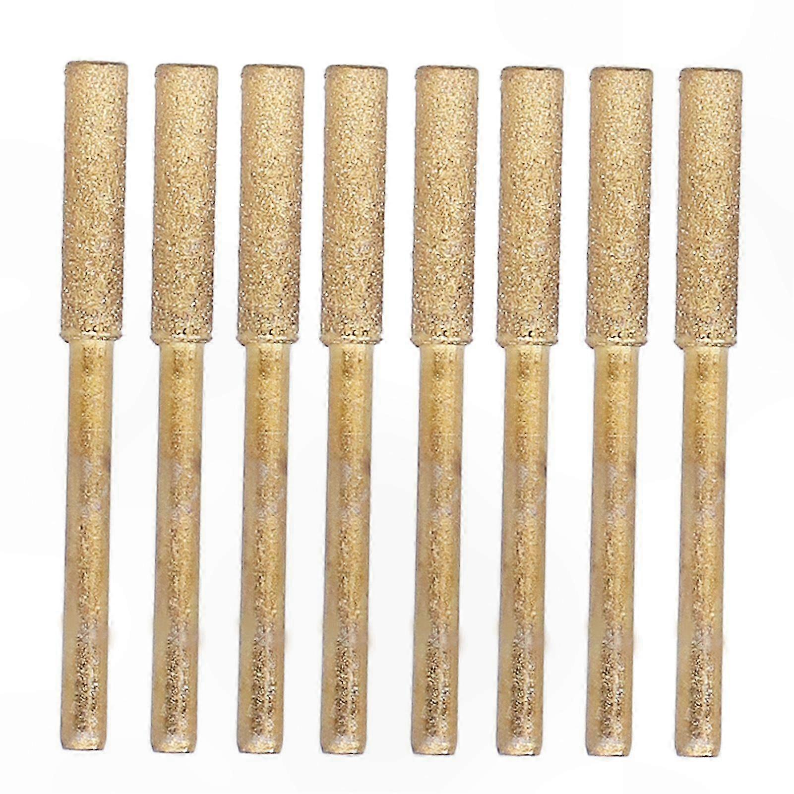 8Pcs Saw Sharpener Set for Woodworking - High-Efficiency Metal Polishing Tool 4.8mm Size Easy to Install