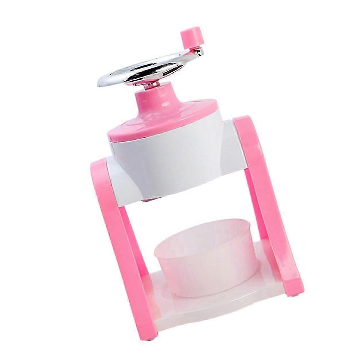 Ice Maker Mini Ice Cube Maker Ice Crusher for Kitchen Mini Food Processor Pink