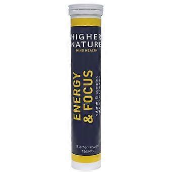 Higher Nature Energie & Focus 13 tabletten - Verpakking van 4 stuks