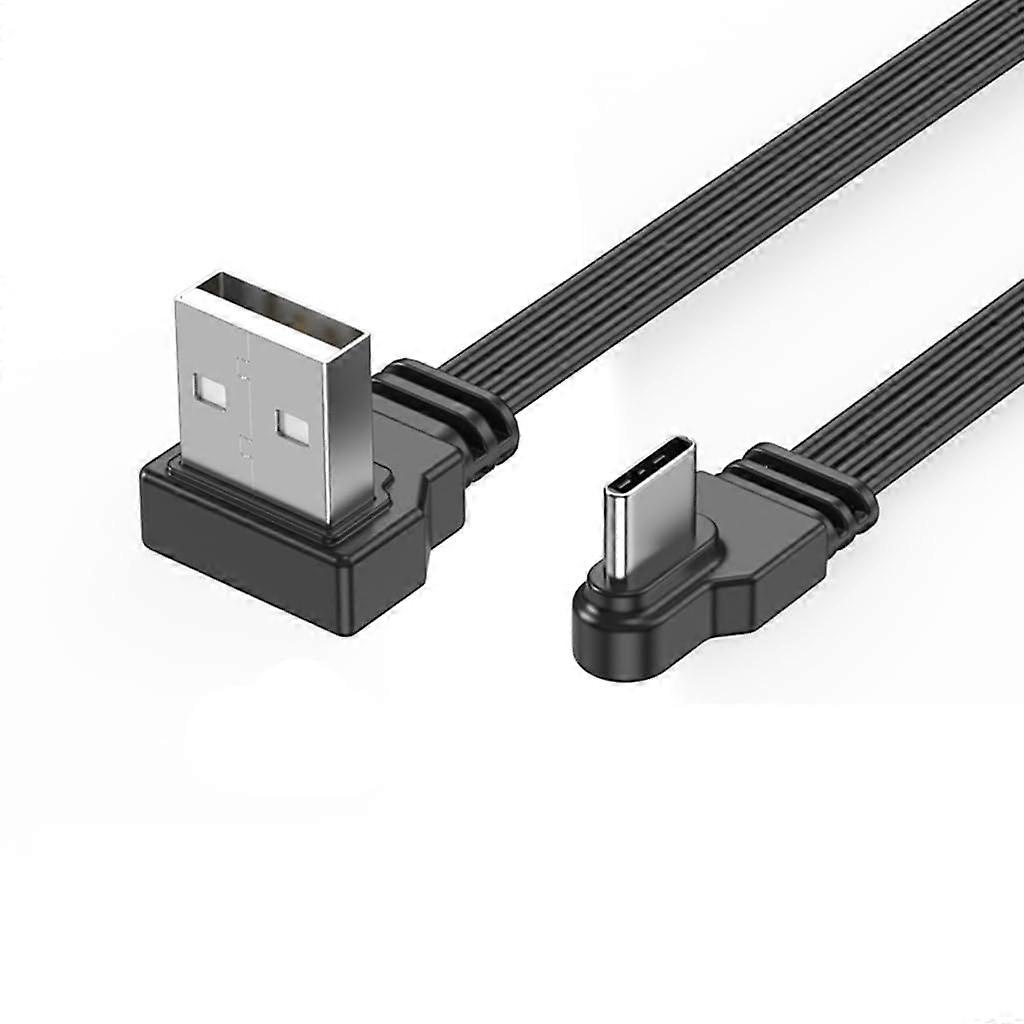 USB2.0 to Type C Adapter Cable 30-100cm Power Charging Wire 2A Fast Charging 480Mbps Data Transfer Compatibility