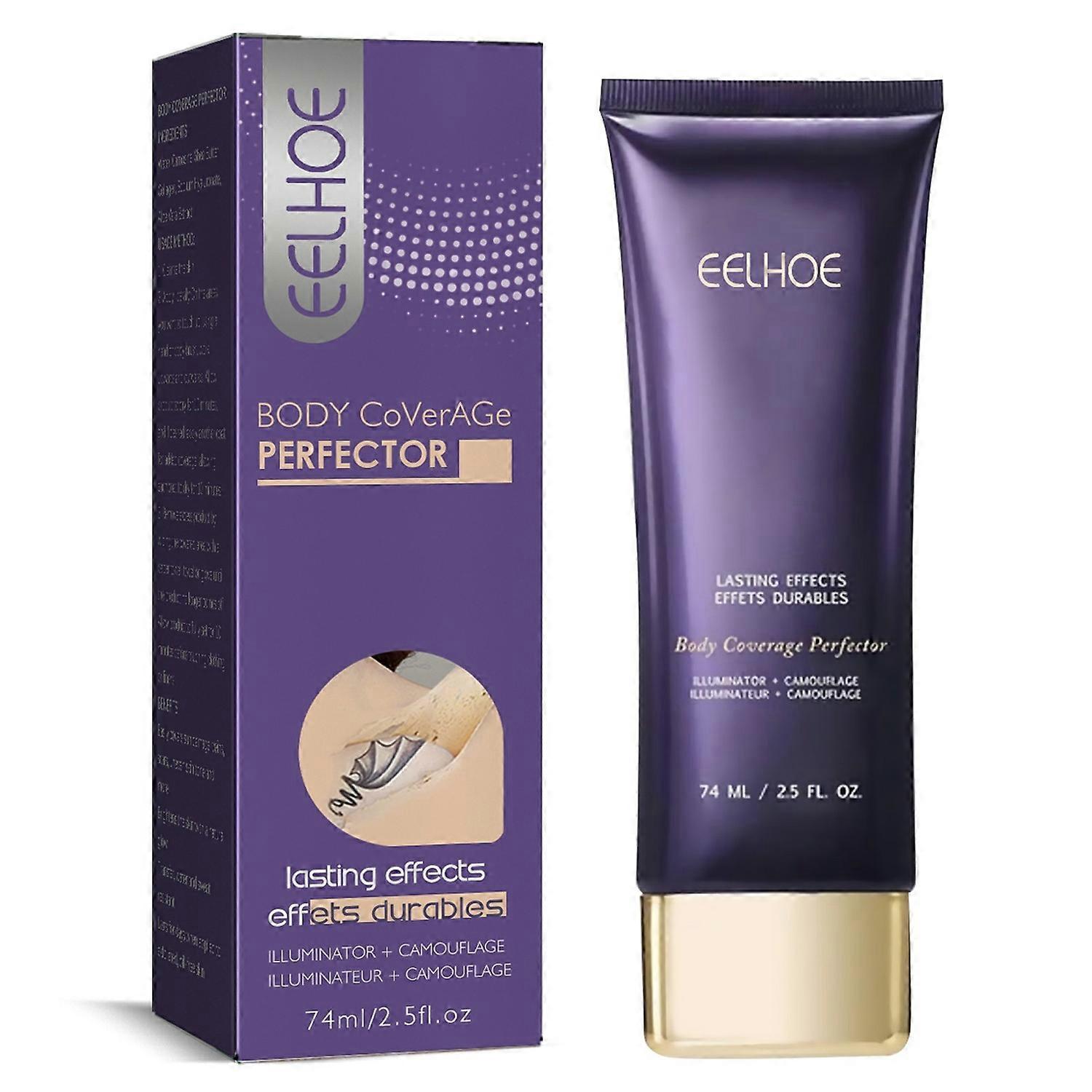 1-6x EELHOE 74ml Tattoo Concealer Creme Haut Nährende Körpernarbe Muttermal Vertuschung, EEA02-A013-74-