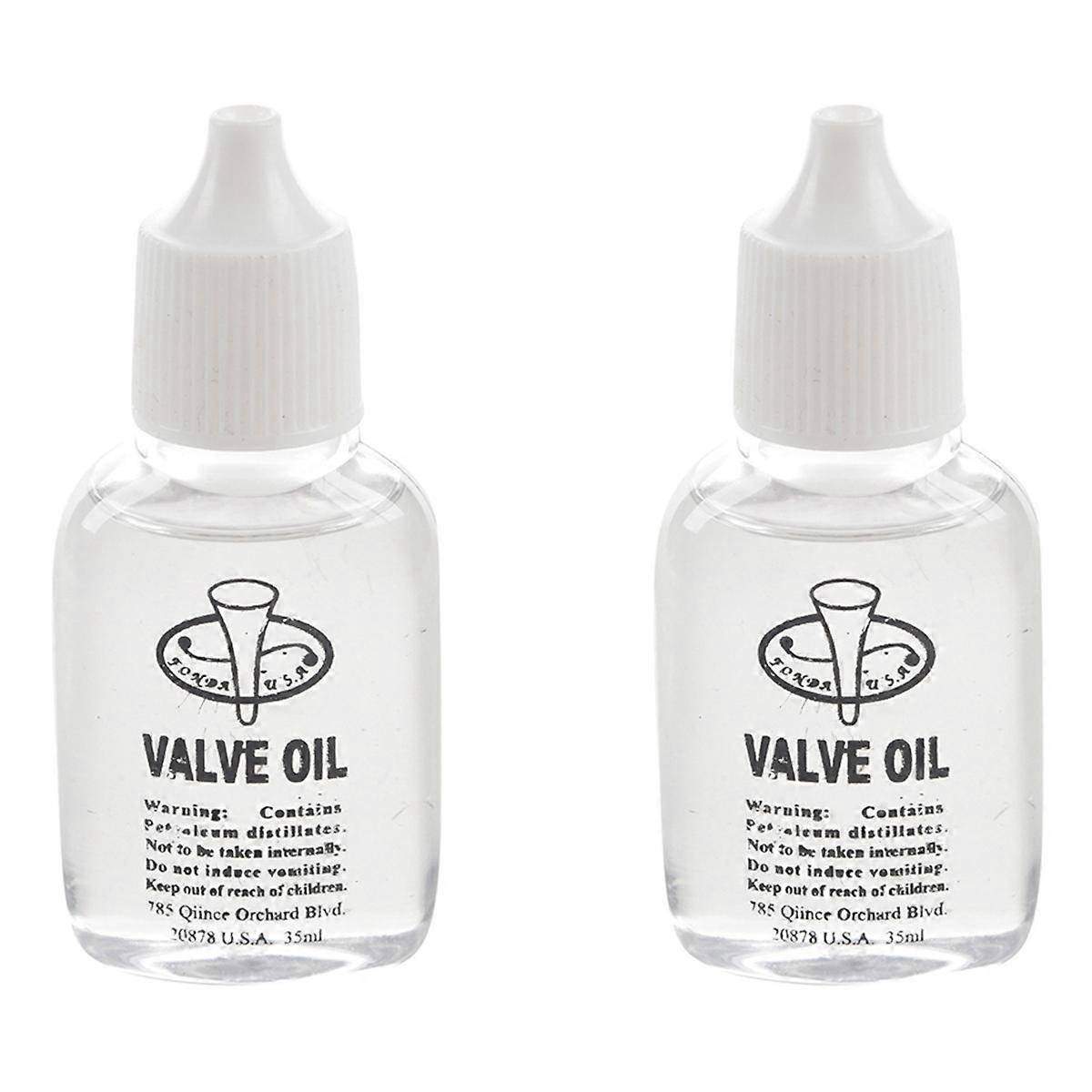 2X 30Ml Bras S Instruments Saxophone Valve Oil Flute Trumpet Trombone French Horn Special Lubricatin