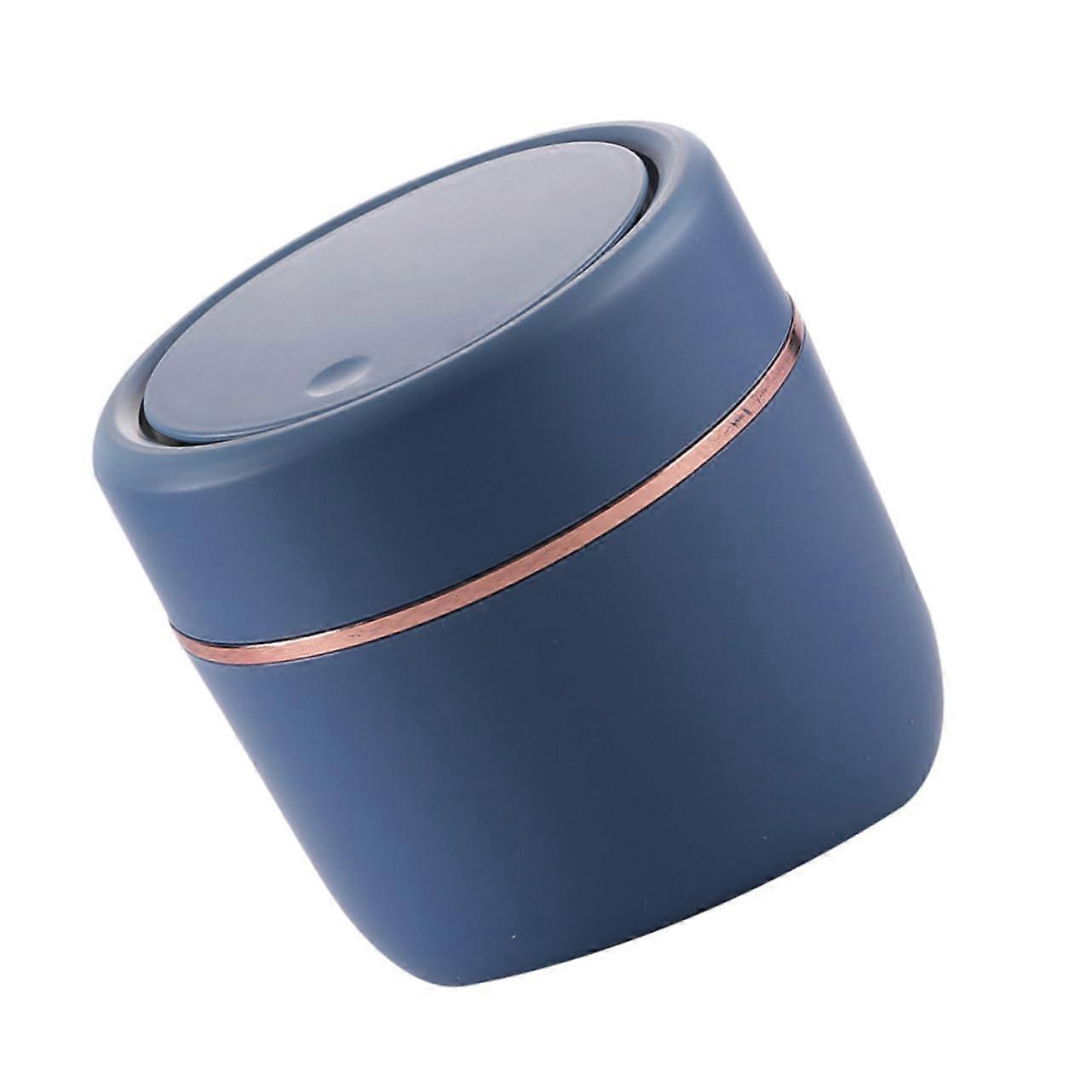 Kitchen Bin With Press Lid Tabletop Small Size For Home Office Waste Bin