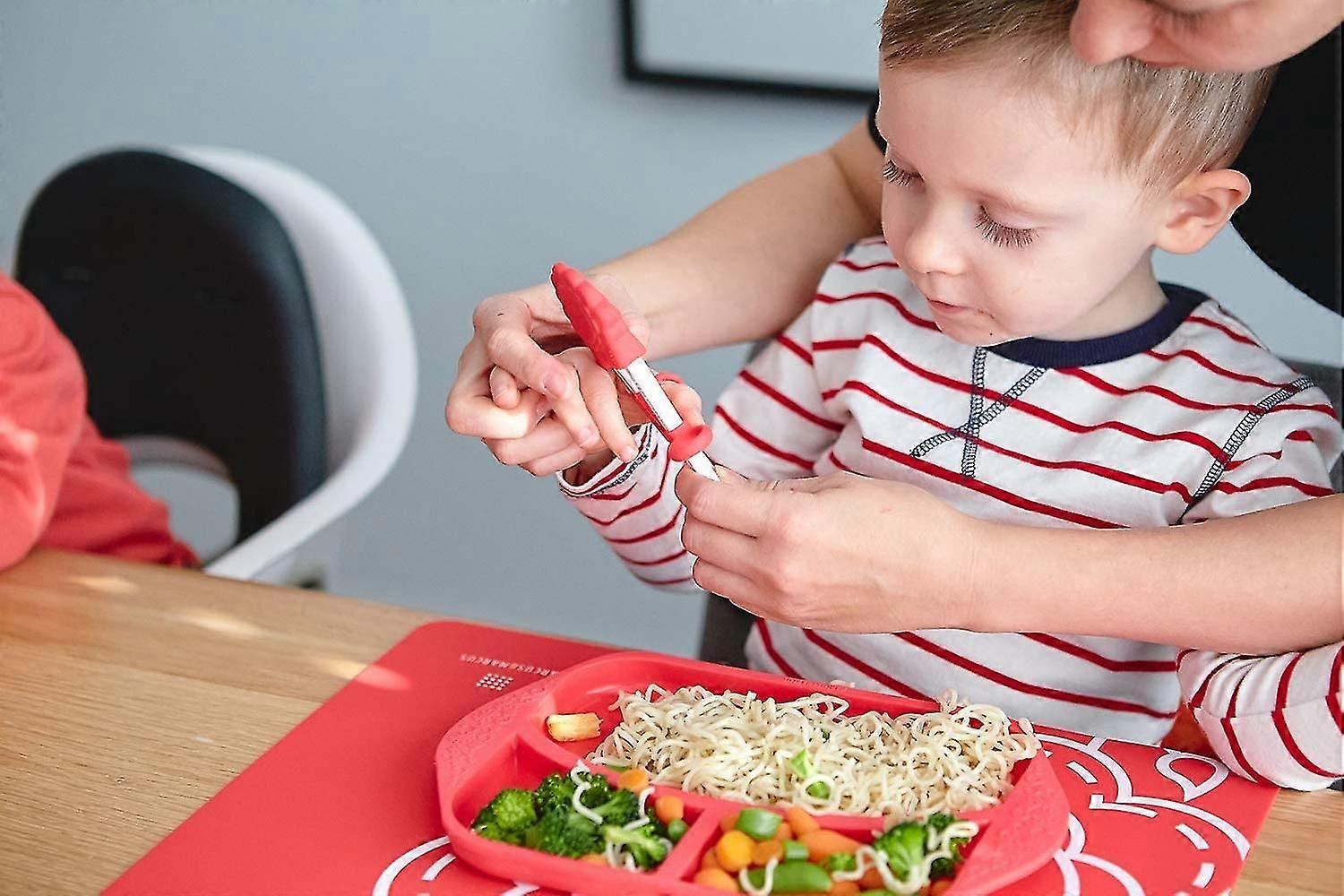 Kids Training Chopsticks with Hinge & Removable Rings