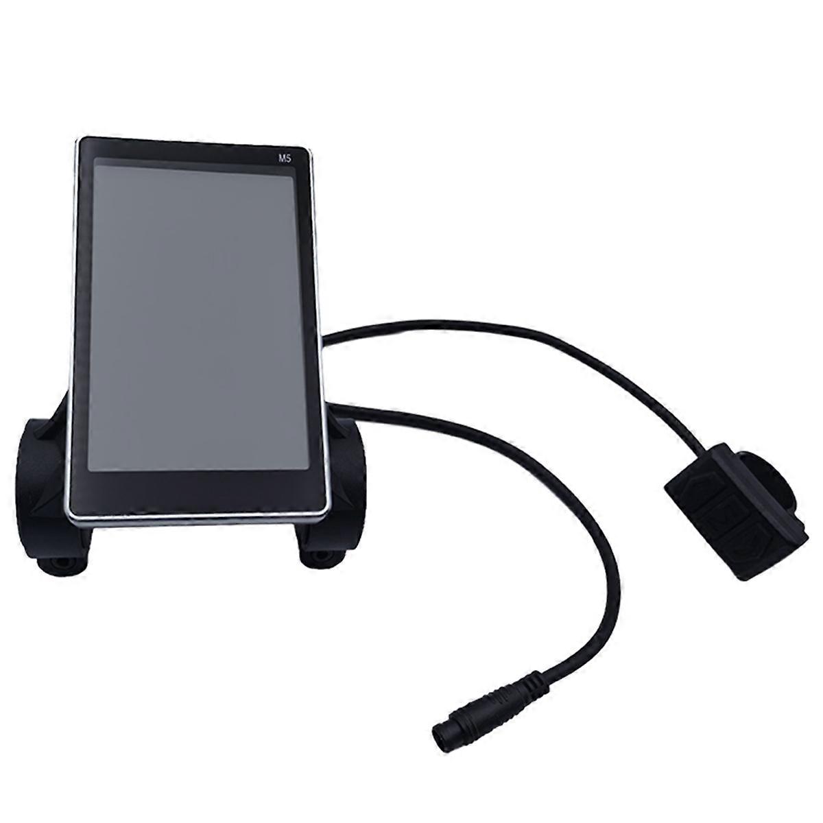 Electric Bike LCD Display Universal Fit Ebike Display for M5 6-Pin 31.8mm/22.2mm Handlebars for E-B