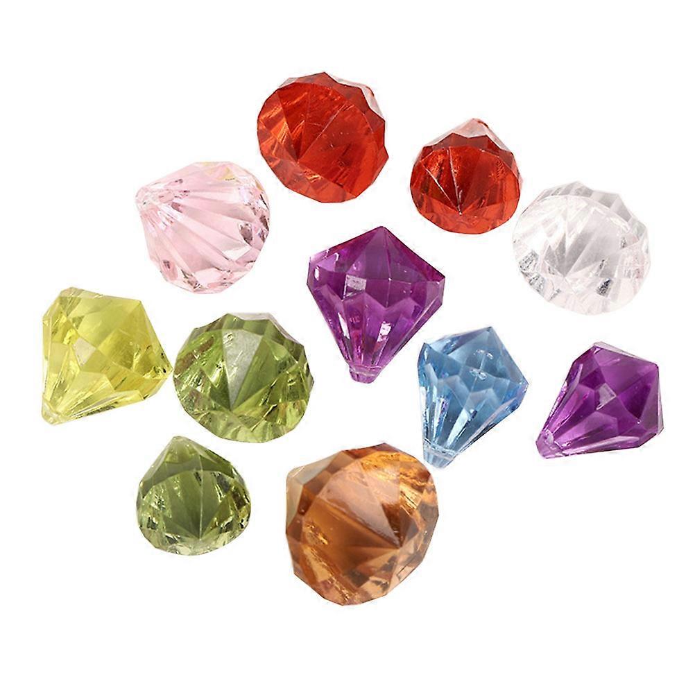 Assorted Color Plastic Scattered Beads for Decoration and Practical Use in Wedding Party