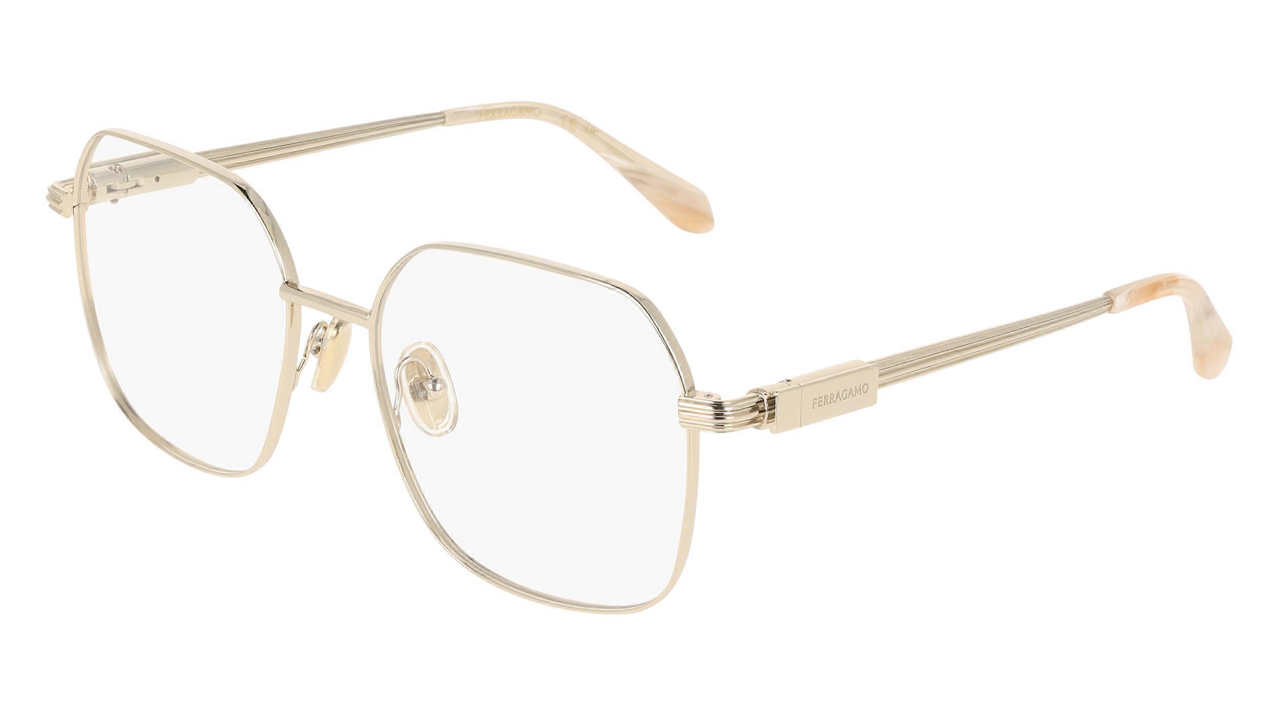 Eyewear Frames FERRAGAMO SF2239 710 GOLD 55/17/140 FEMALE