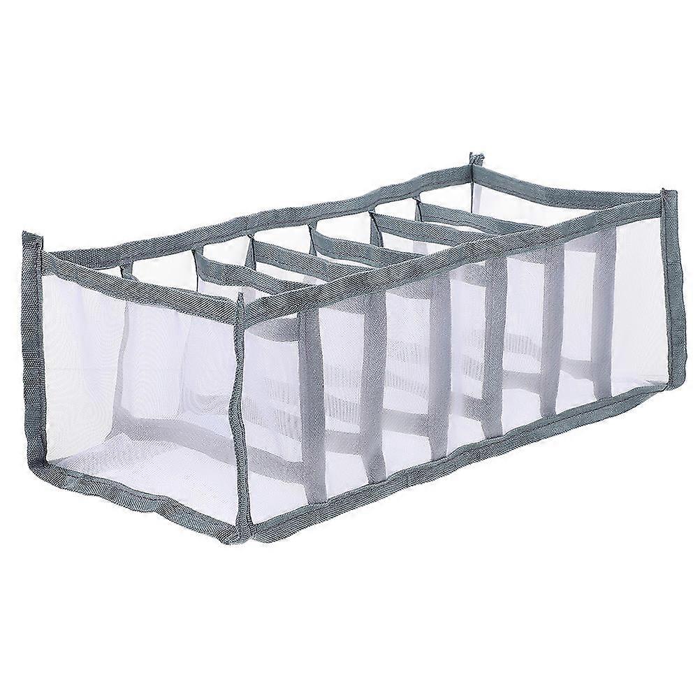 Clothes Organizer Household Closet Multi-Function Storage Box Grey Mesh