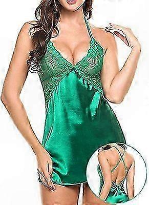 Silky Sleepwear Set with Lace Trim and Comfortable Fit for Women