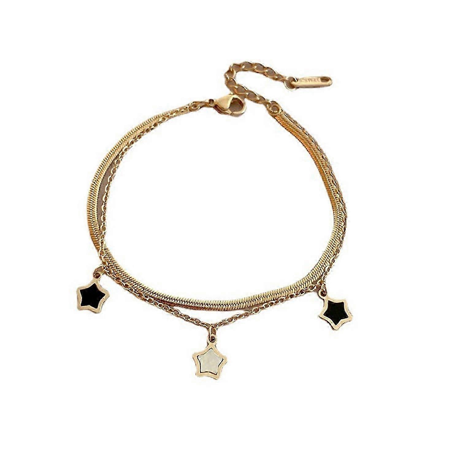 pentagram shell bracelet
