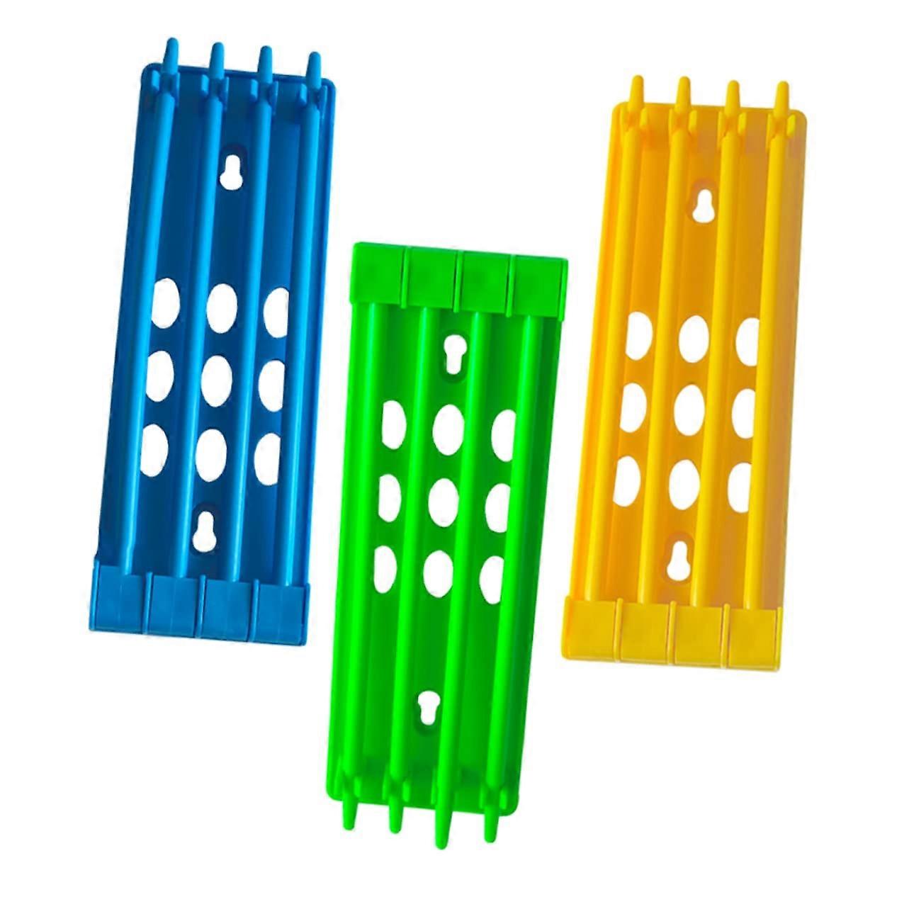 Pigeon Foot Ring Rack 3pcs Multi-Color Organizer for Racing Pigeon Leg Rings Easy Access Holder