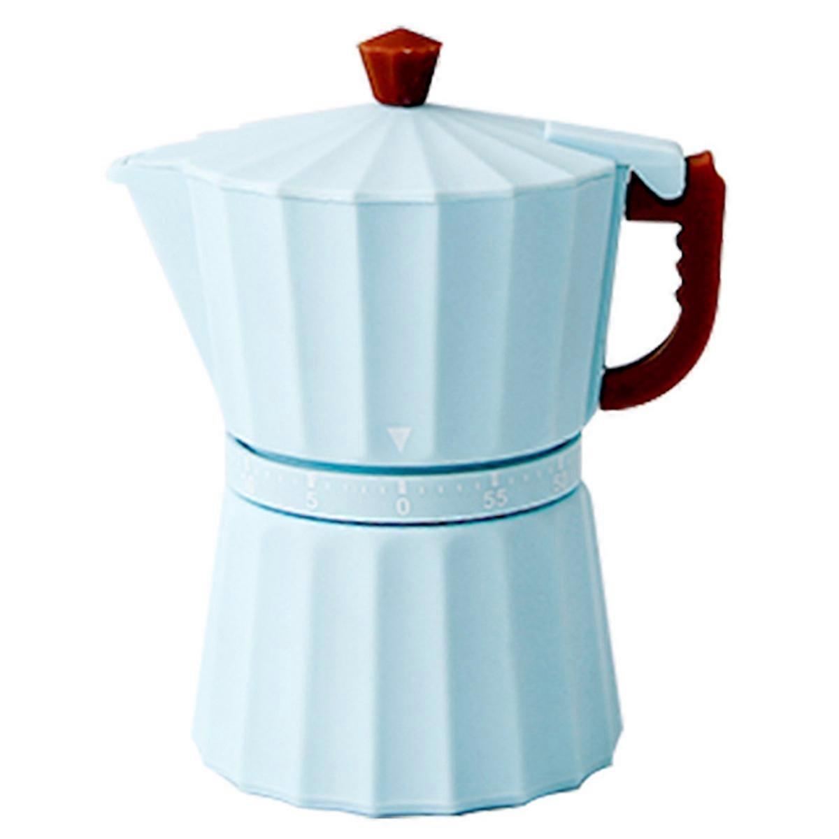 Cute Mechanical Kitchen Timer Countdown Tool Children'S Kitchen Cooking Timing Tool Blue