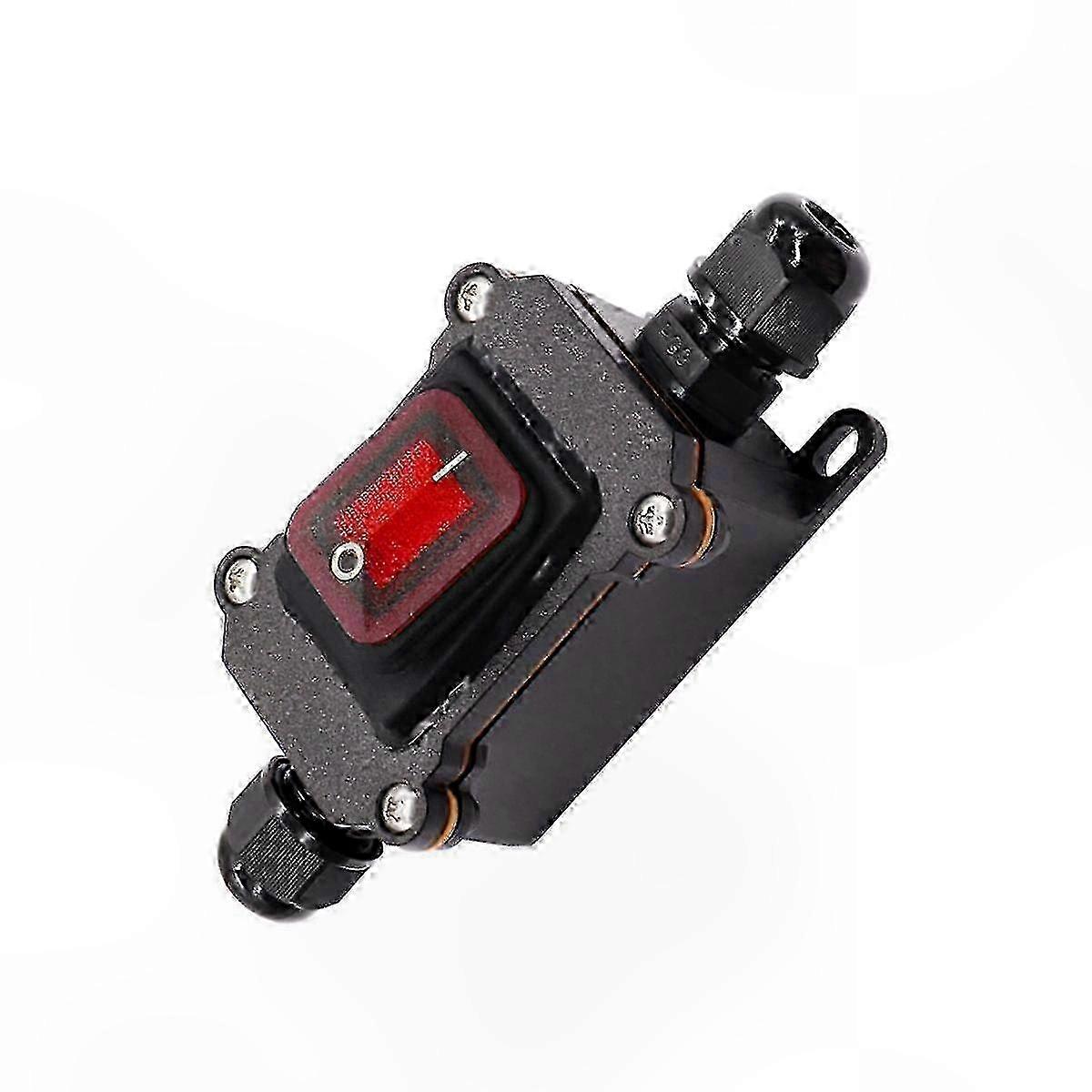 Waterproof Inline Switch IP67, 12V DC 20A High Current Power Switch for Outdoor Use