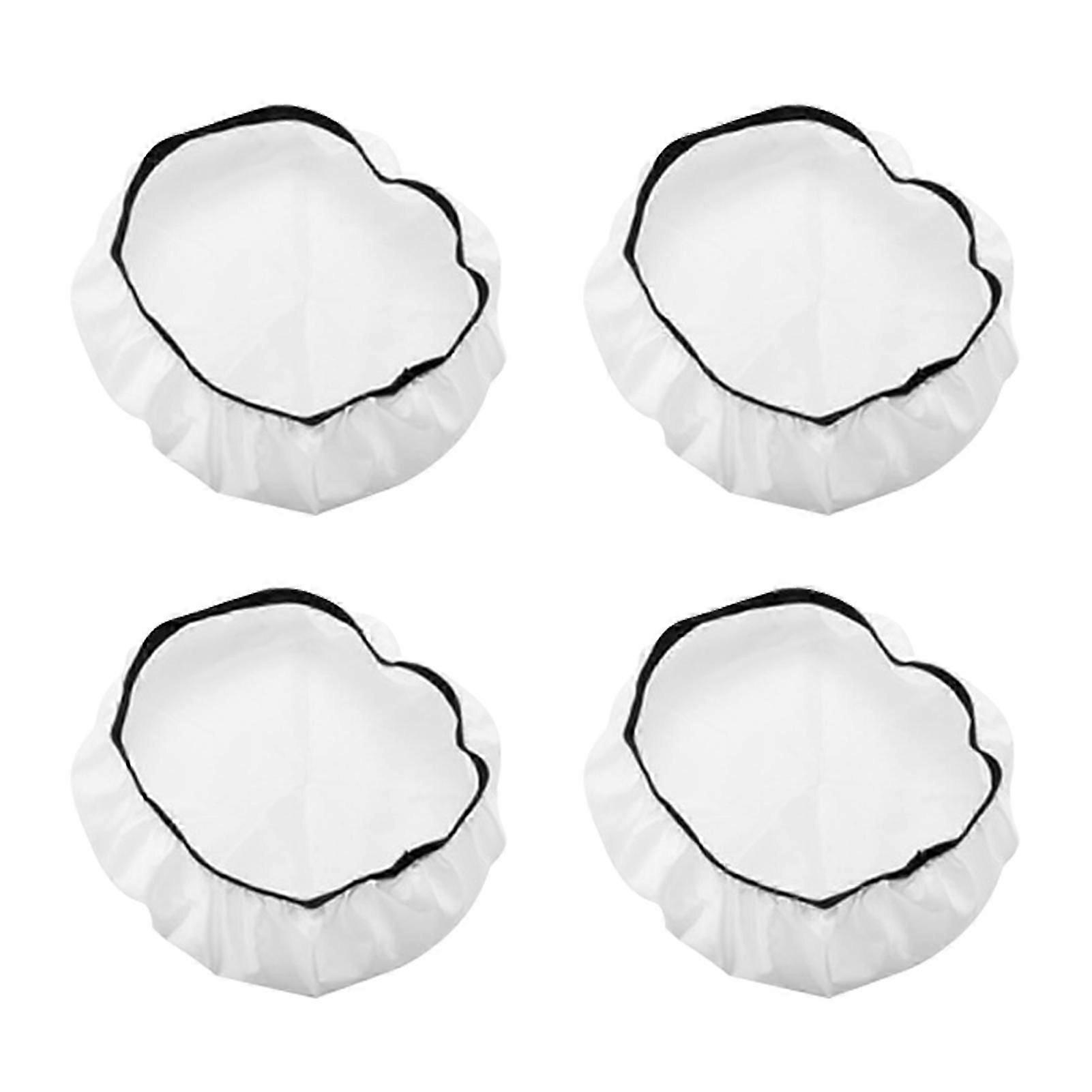 4pcs 7inch Replacement Sock Standard Reflector Studio Lightweight Soft White Video Shooting Universal Light Diffuser Flash Lamp
