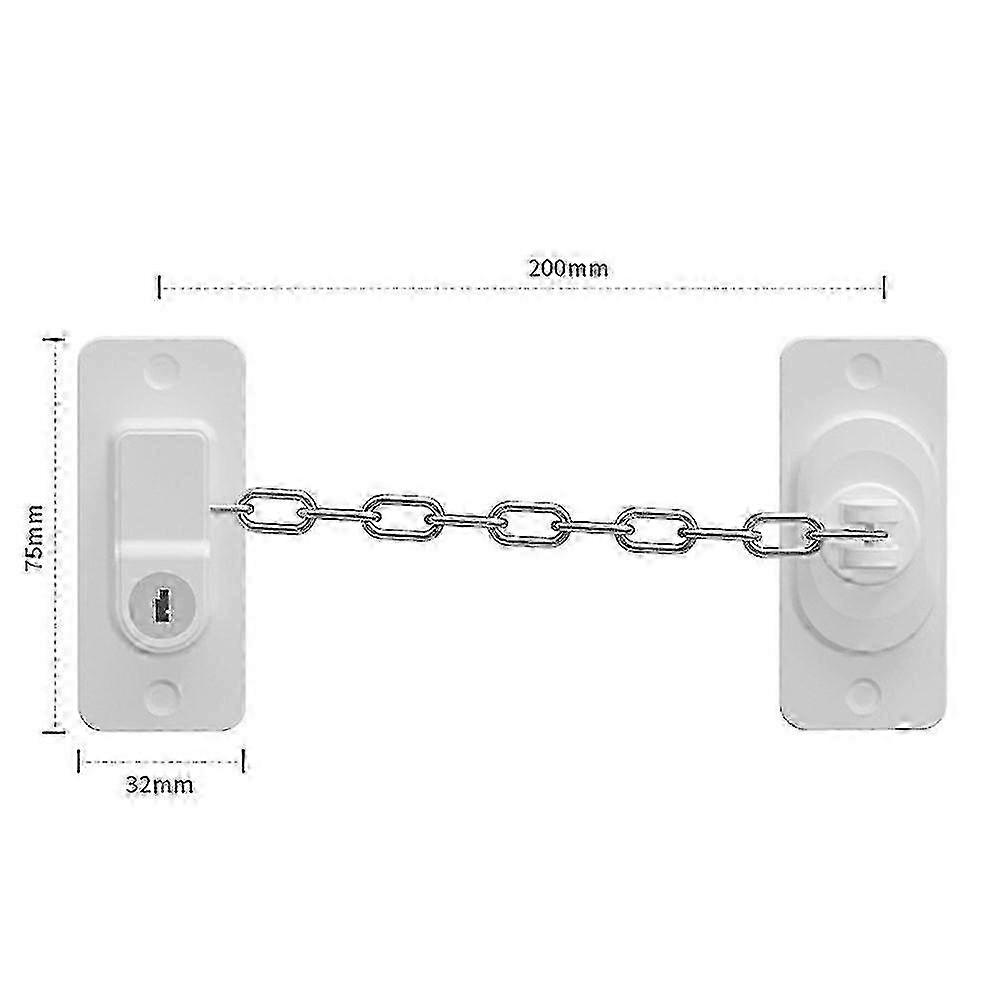 Window Chain Lock Non-drilling Adjustable Window Chain Lock for House 2025