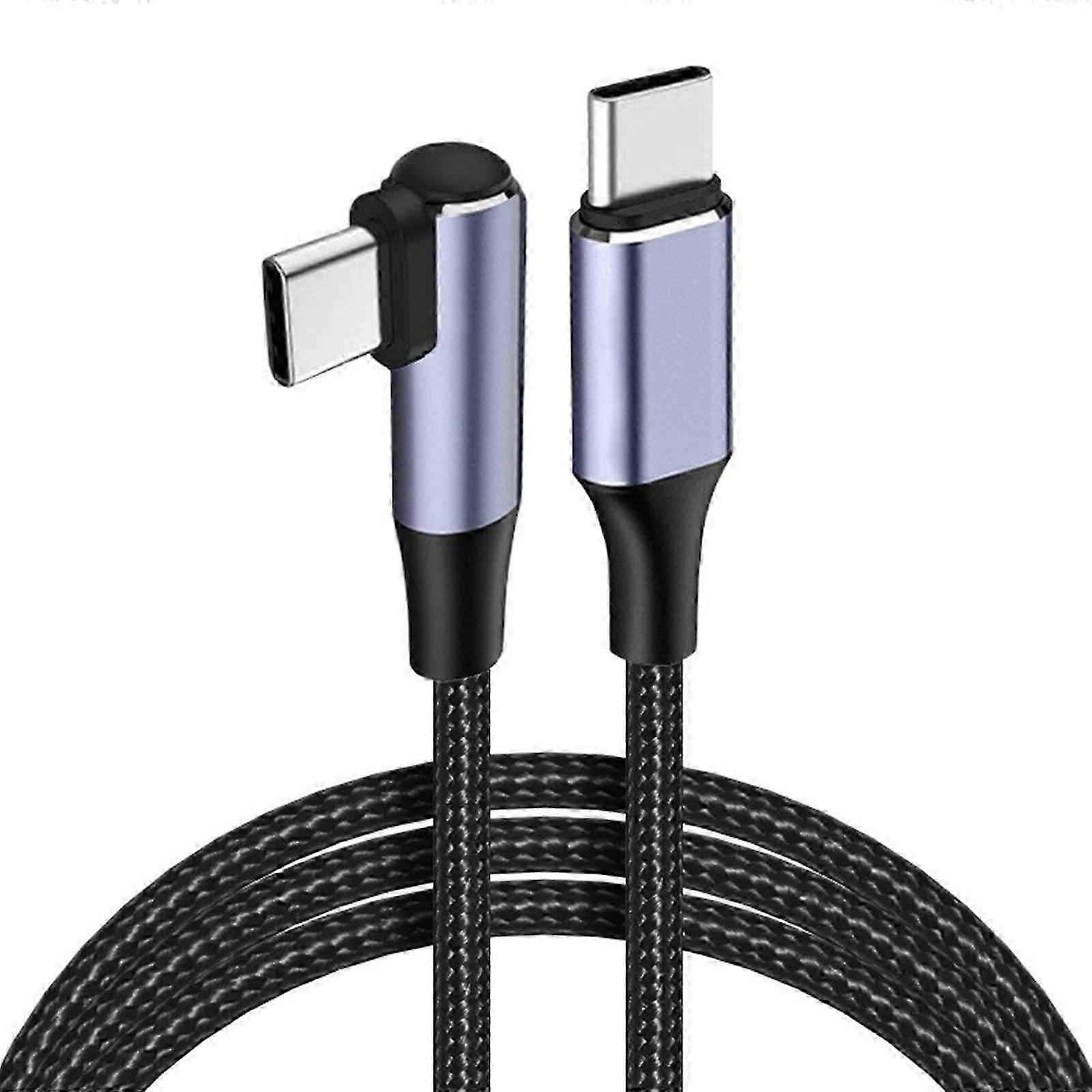 USB C Charging Data Cable 25cm Straight/Bend 100W Fast Charging 480Mbps Data Transmission