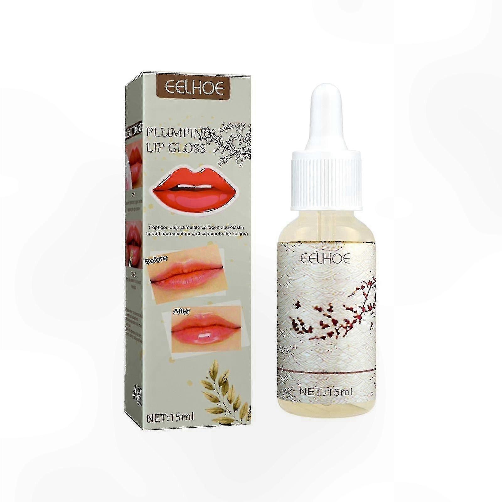 Hydrating Lip Oil for Smoothness, Reducing Lines and Enhancing Natural Volume