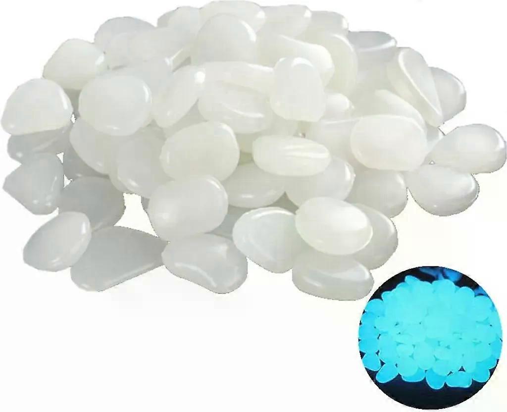 500 pieces luminous pebbles, dark glowing pebbles, luminous pebbles, fluorescent