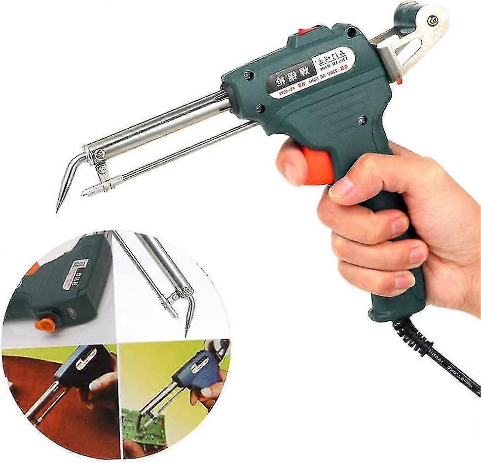 220V 60W External Thermal Manual Welding Automatic Feed Soldering Iron Electric Temperature Tool -q41
