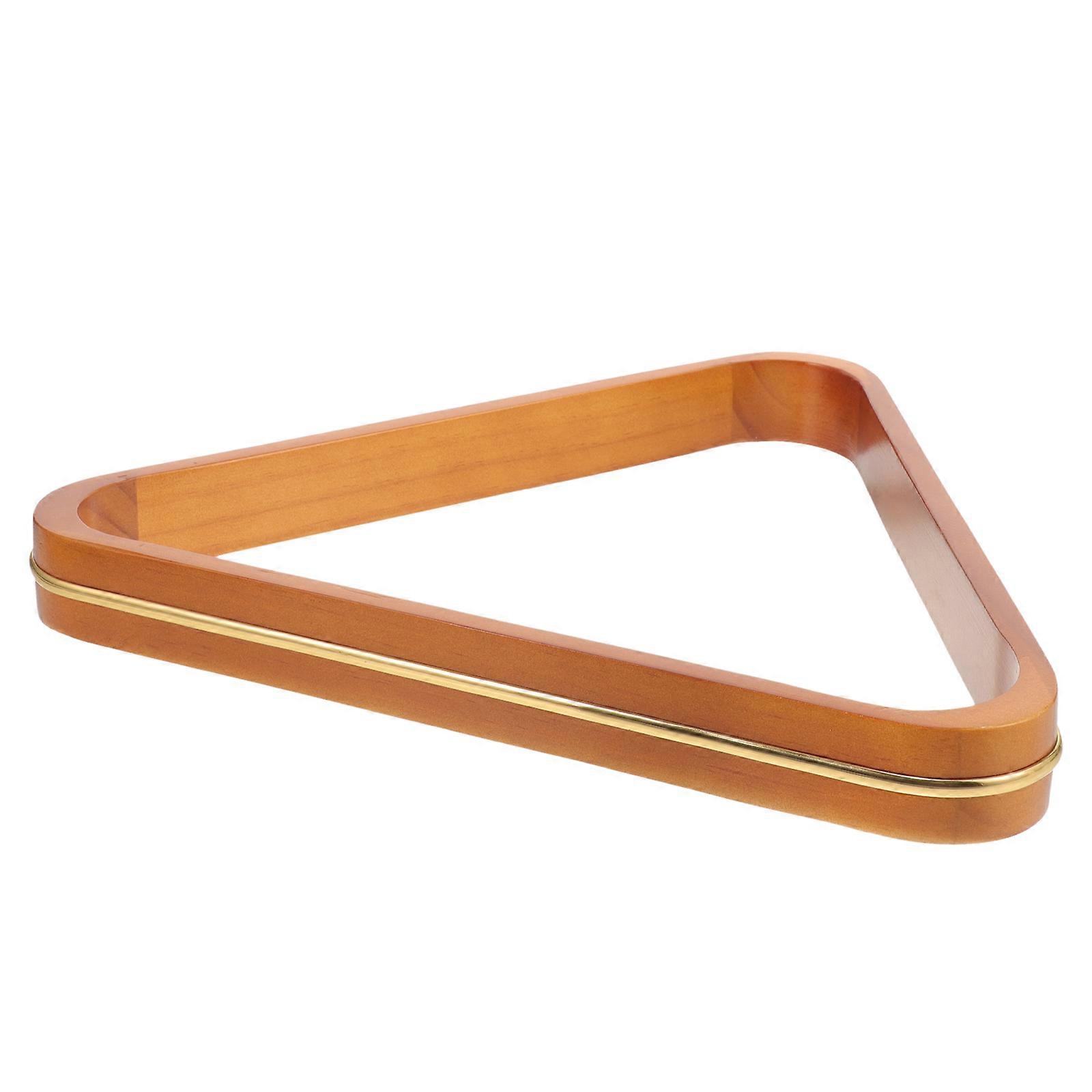 Billiard Rack Wood Triangle Holder for Pool Ball Storage 5Pcs