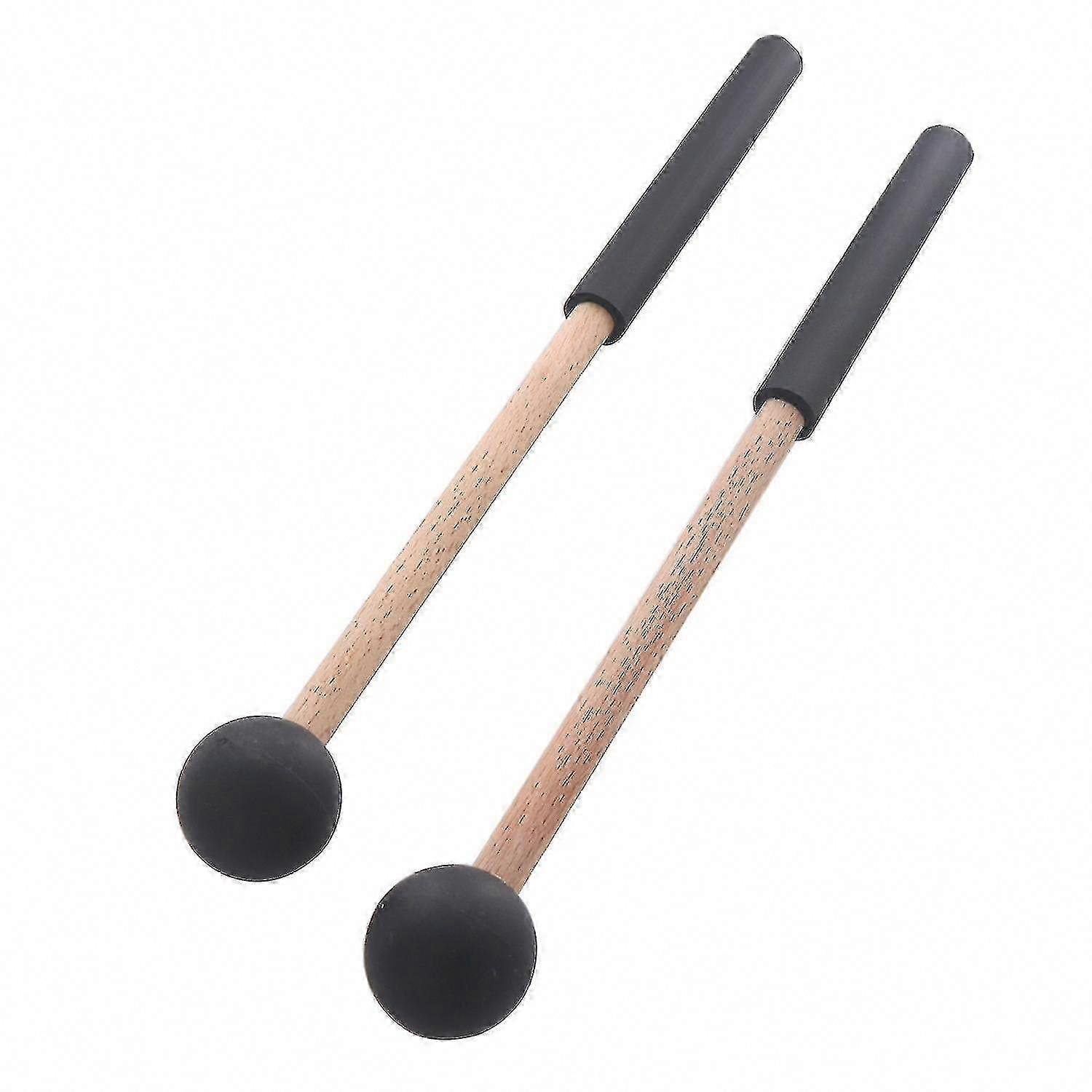 1 Pair Soft Rubber Head Drum Mallets Sticks For Tongue Drums, Keyboards, Percussion Instruments