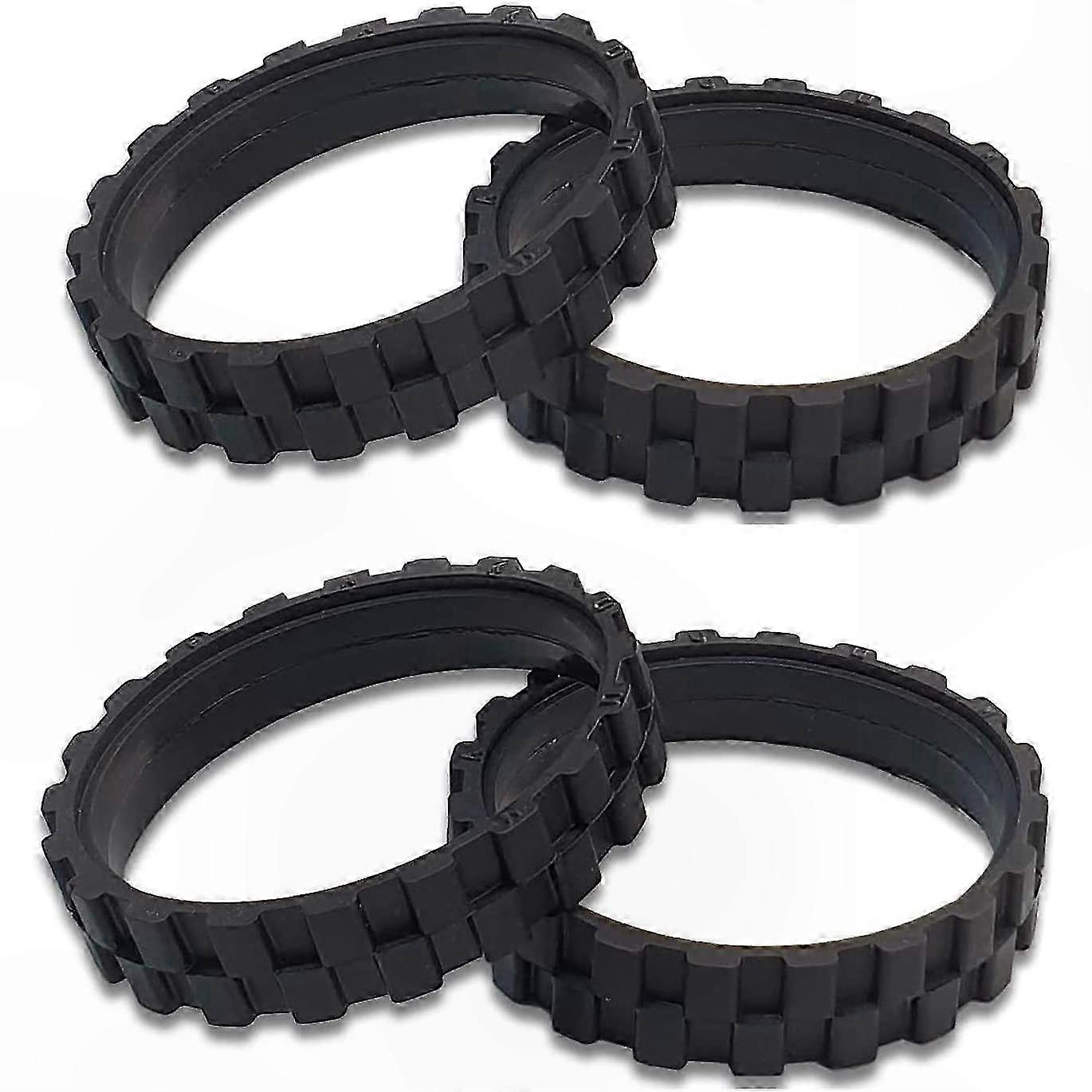 High Traction Non-Slip Tire Set for 500-900 Series Wheels, Sturdy and Simple Mounting, Pack of 4