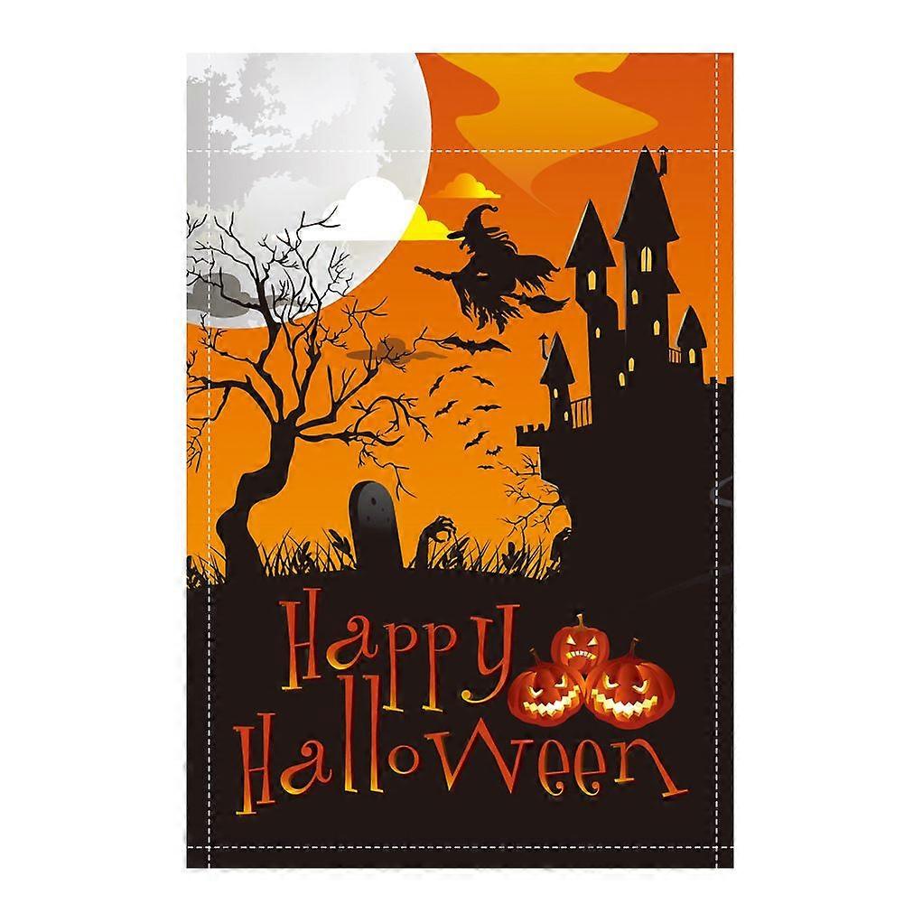 Pieces Halloween Flags, Halloween Flags, Double-Sided Halloween Flags for Outdoor Garden, Garden Flags Polyester is Washable and Not Easy to Fade (304