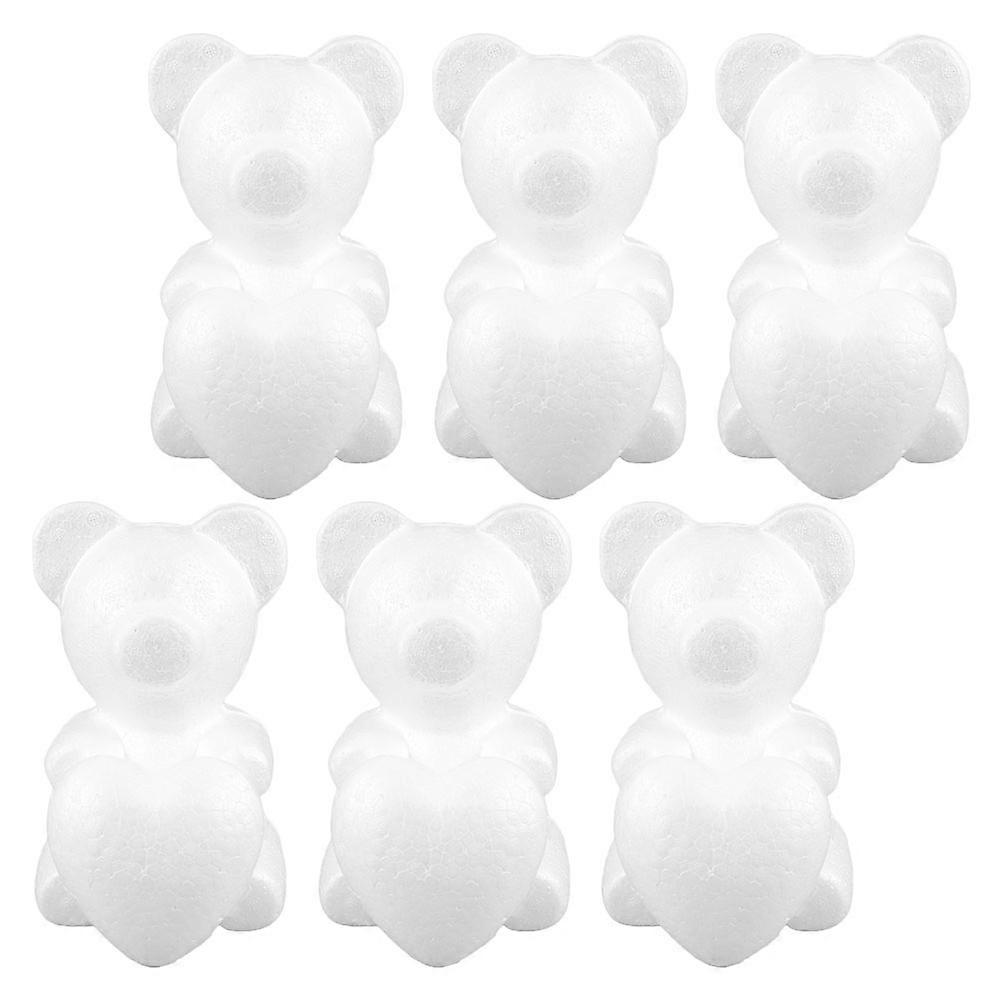 Foam Animals DIY Bear Foam Bears for Flowers Decorative 48Pcs Craft Set