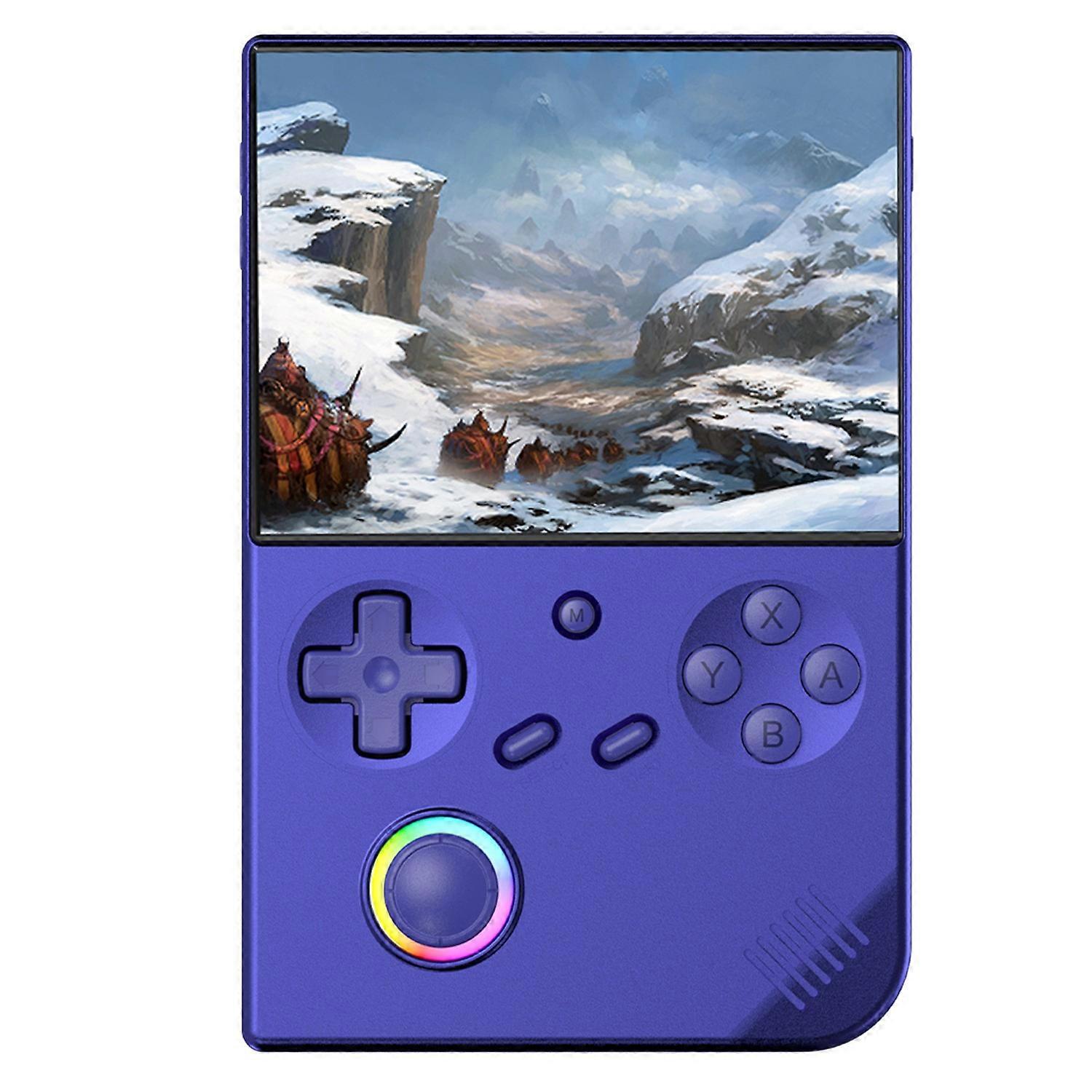 2pc ANBERNIC RG40XXV 4" Retro Handheld Game Console with 32G Card - Blue