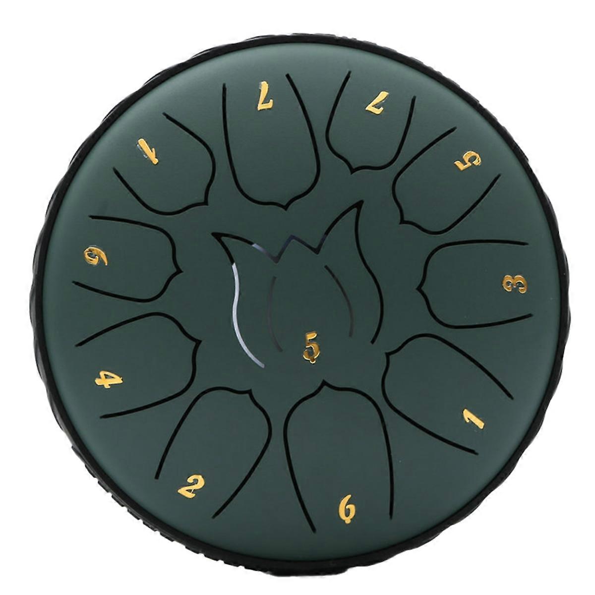 tambor de chuva de 6 polegadas e 11 tons para jardim ao ar livre, D