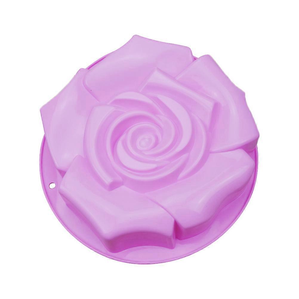 Creative Cake Mold Rose Shape Silicone Mold for DIY Use 3Pcs
