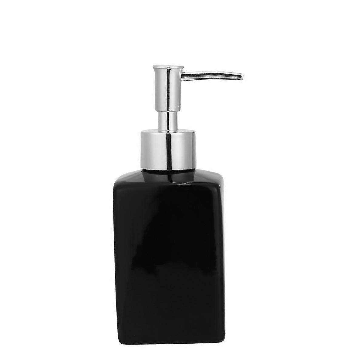 Facial Cleaning Ceramic Hand Bottle for Bathroom 3Pcs Black